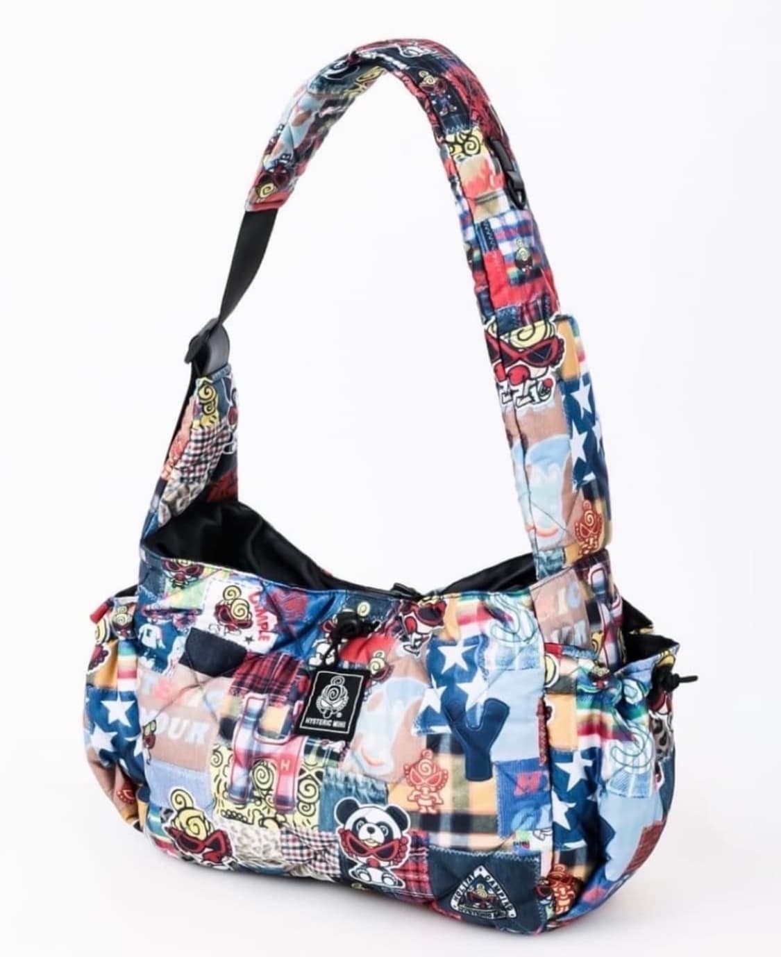 히스테릭 미니 잡지 부록 패치워크 크로스백 상품이미지1