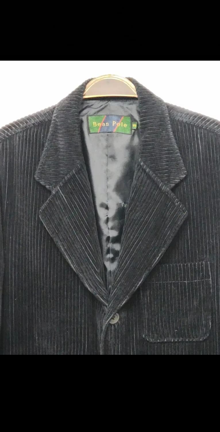 (100) 빈폴 골덴 자켓 블랙 코듀로이 블레이져 싱글  상품이미지2