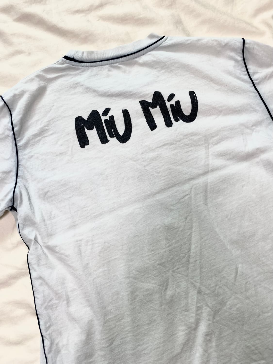 miu miu 백로고 포인트 티셔츠 상품이미지7