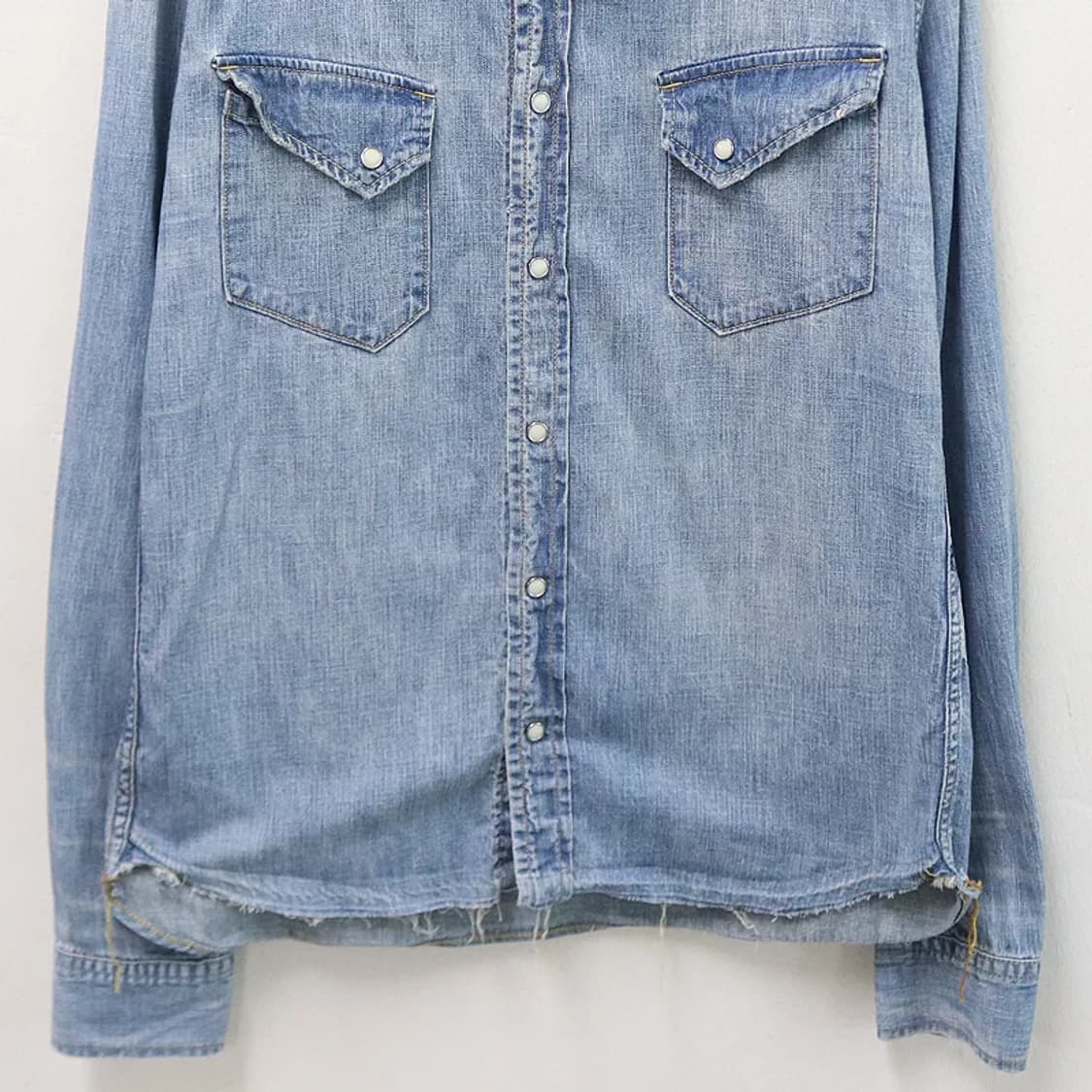 레미 릴리프 데님 셔츠 65037 상품이미지4