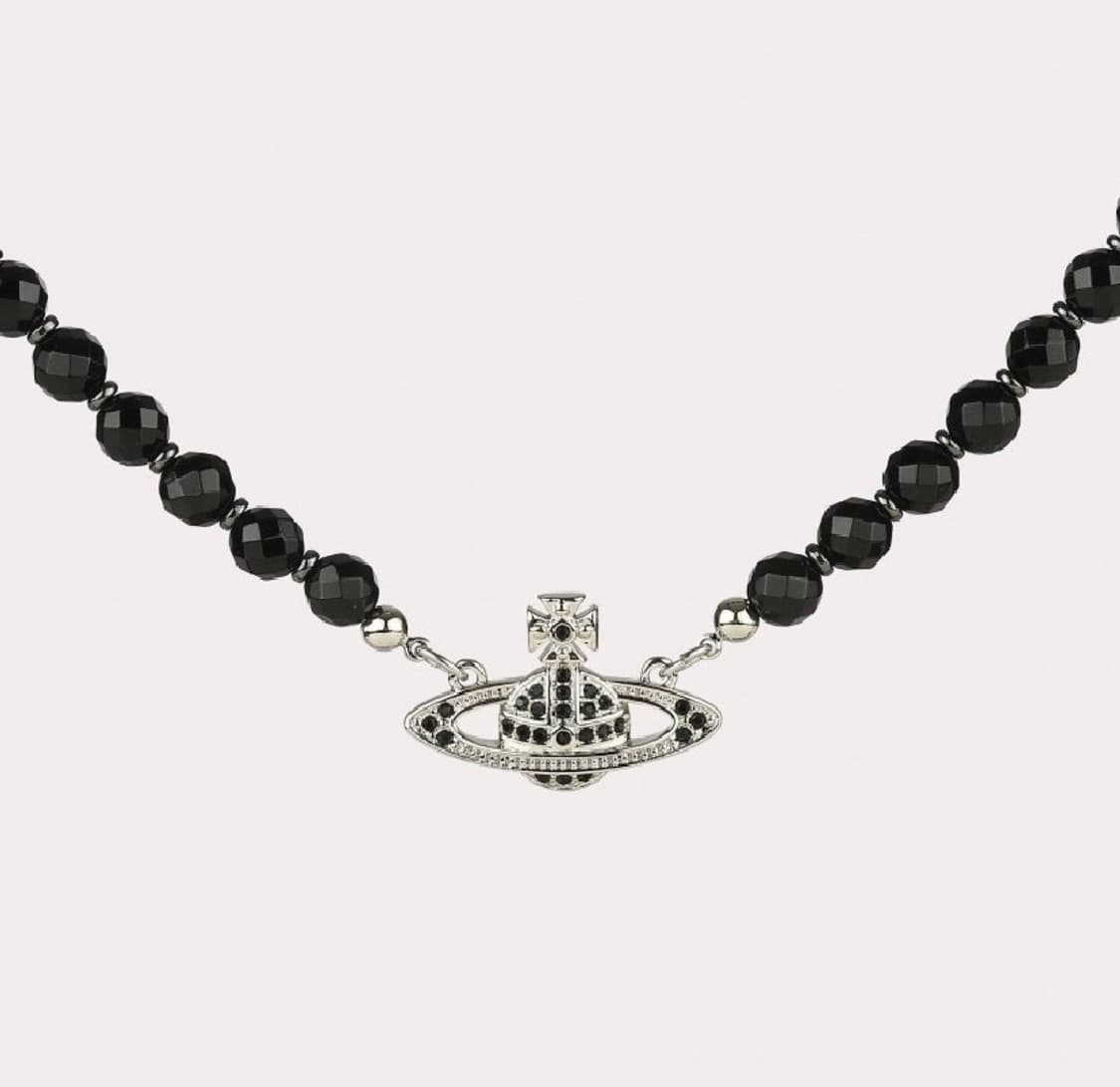 메살린 초커 실버블랙 상품이미지2