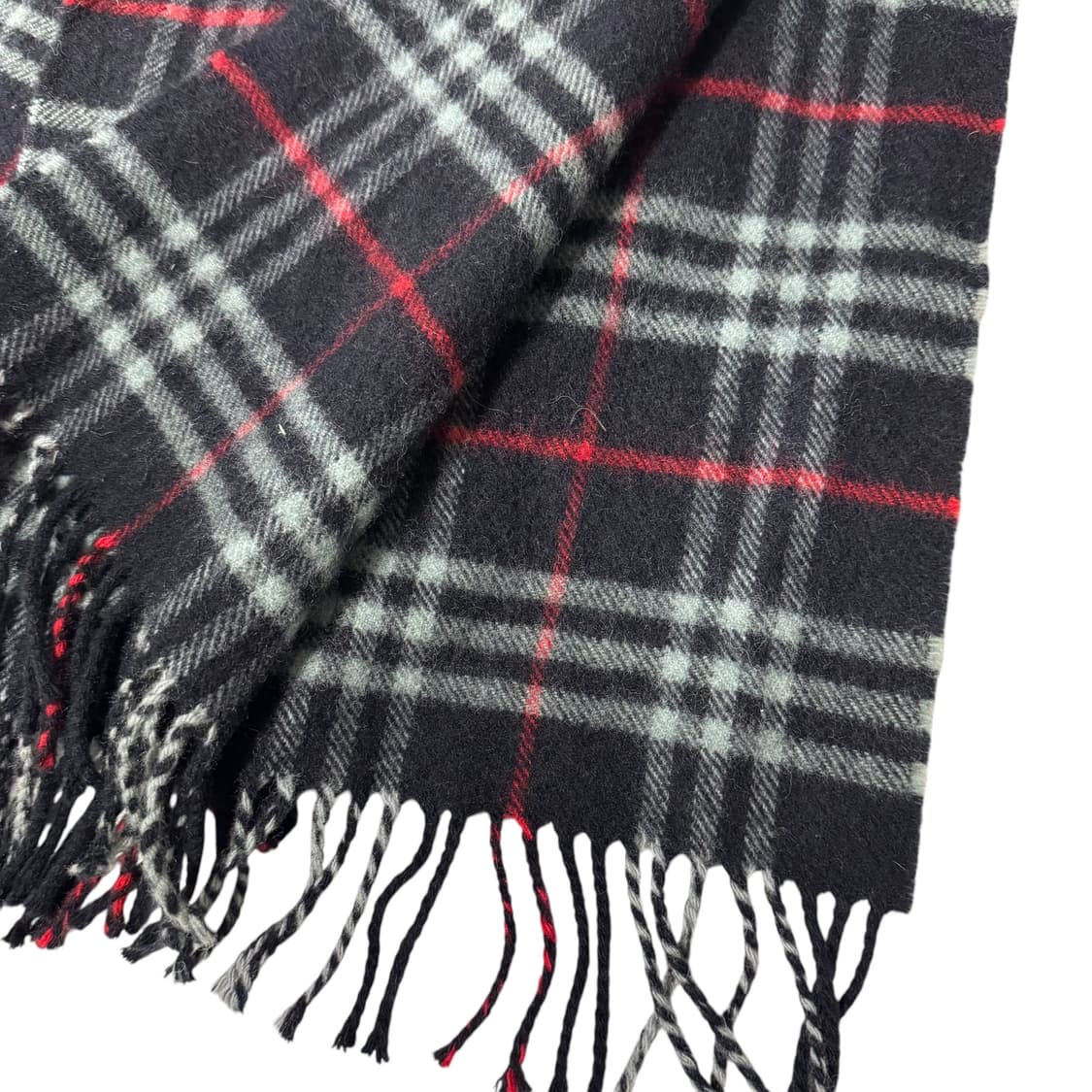 정품 버버리 노바체크 네이비 머플러 상품이미지2