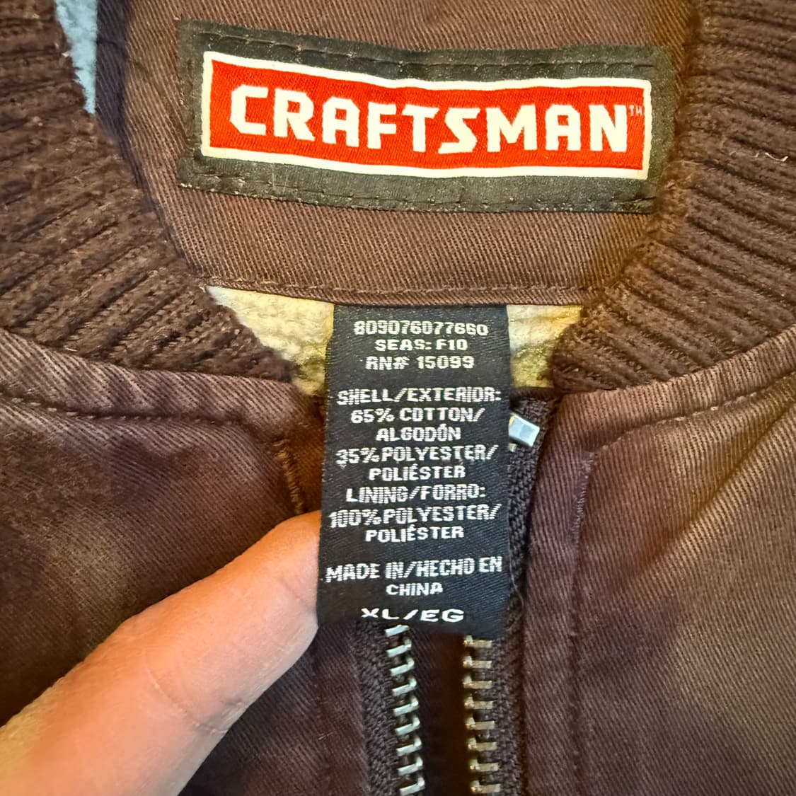 빈티지 양털 워크 베스트 다크브라운 상품이미지4