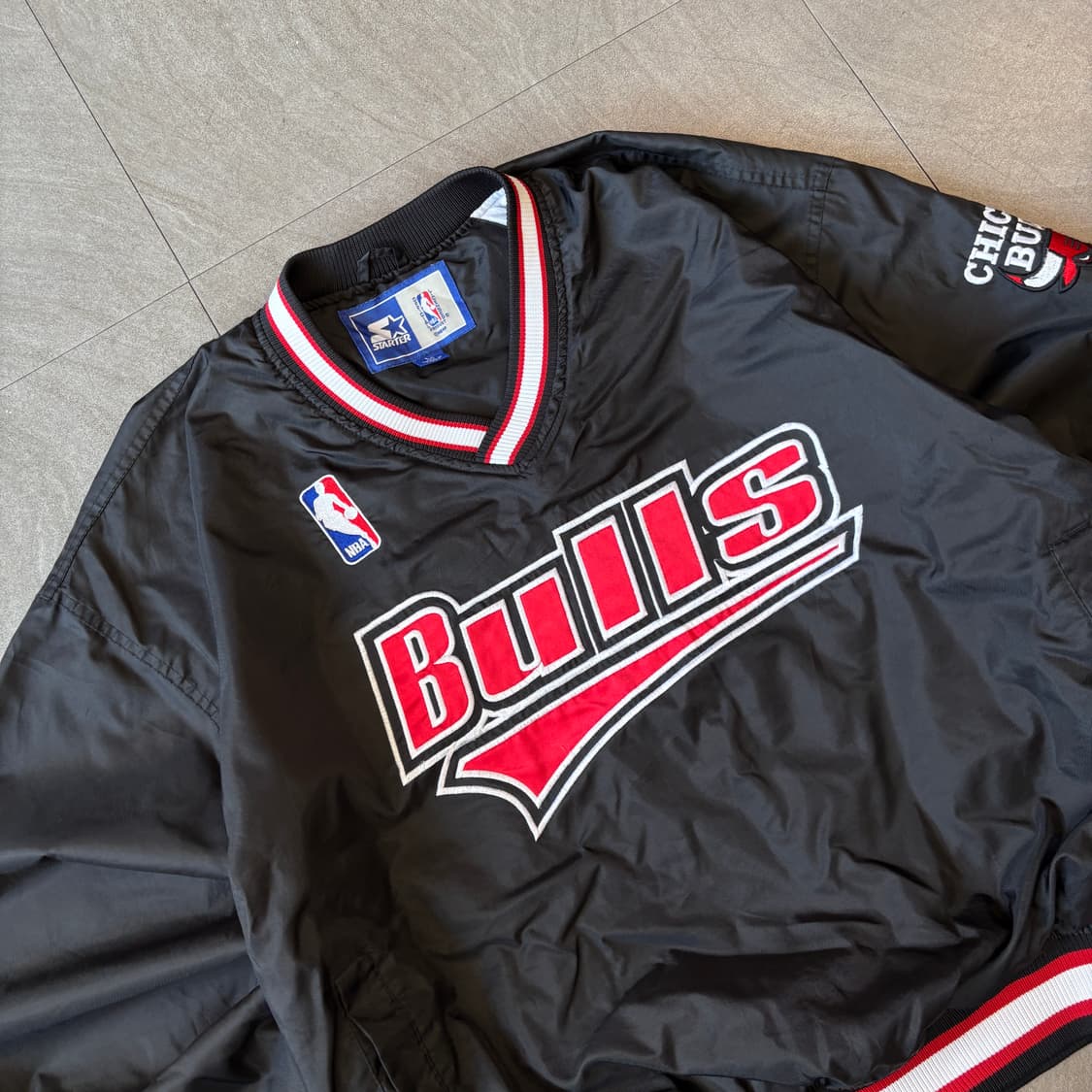 90년대 생산 90s 시카고 불스 스타터 웜업 자켓 상품이미지2