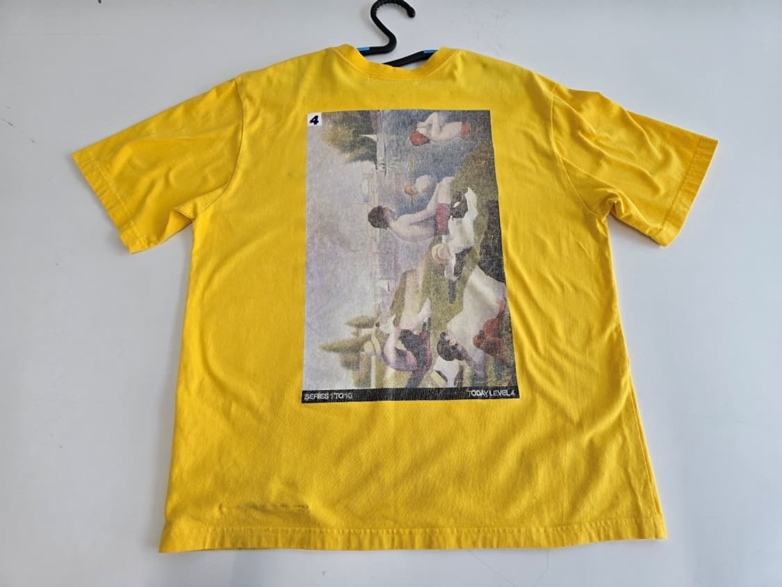 스튜디오 콘크리트 티셔츠 옐로우 M 상품이미지2