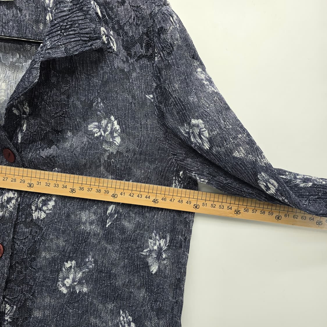 레이스 롱 자켓 / 빈티지 플라워 레이스 셔츠 코트형 상품이미지7