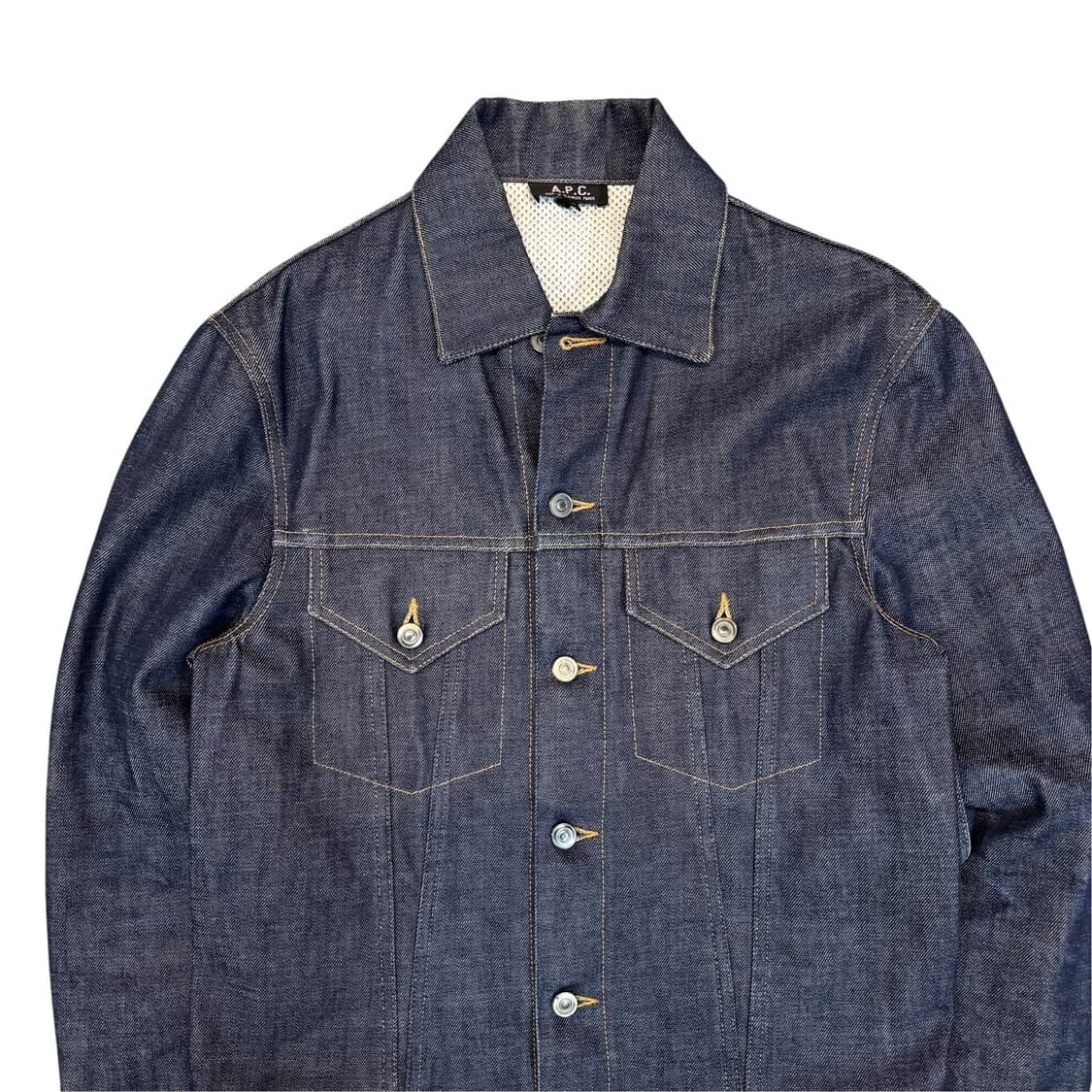아페쎄 생지 트러커 자켓 made in France (M)   상품이미지2