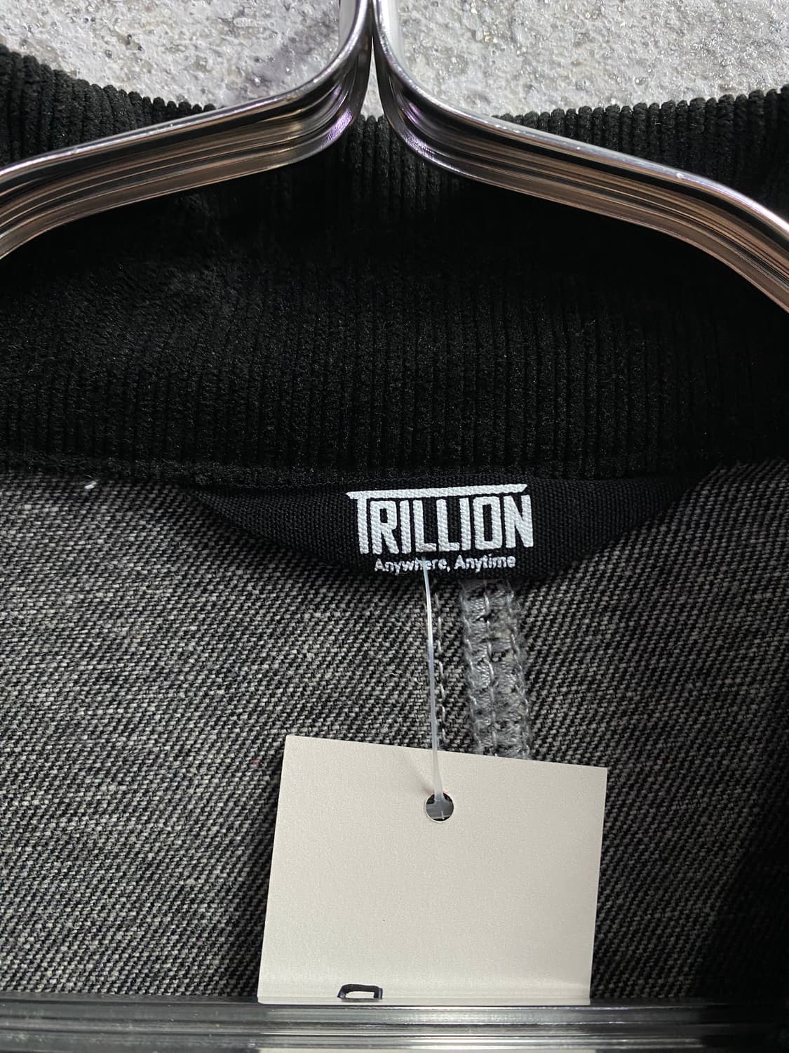 트릴리온 흑청 데님 자켓 B3412 상품이미지3