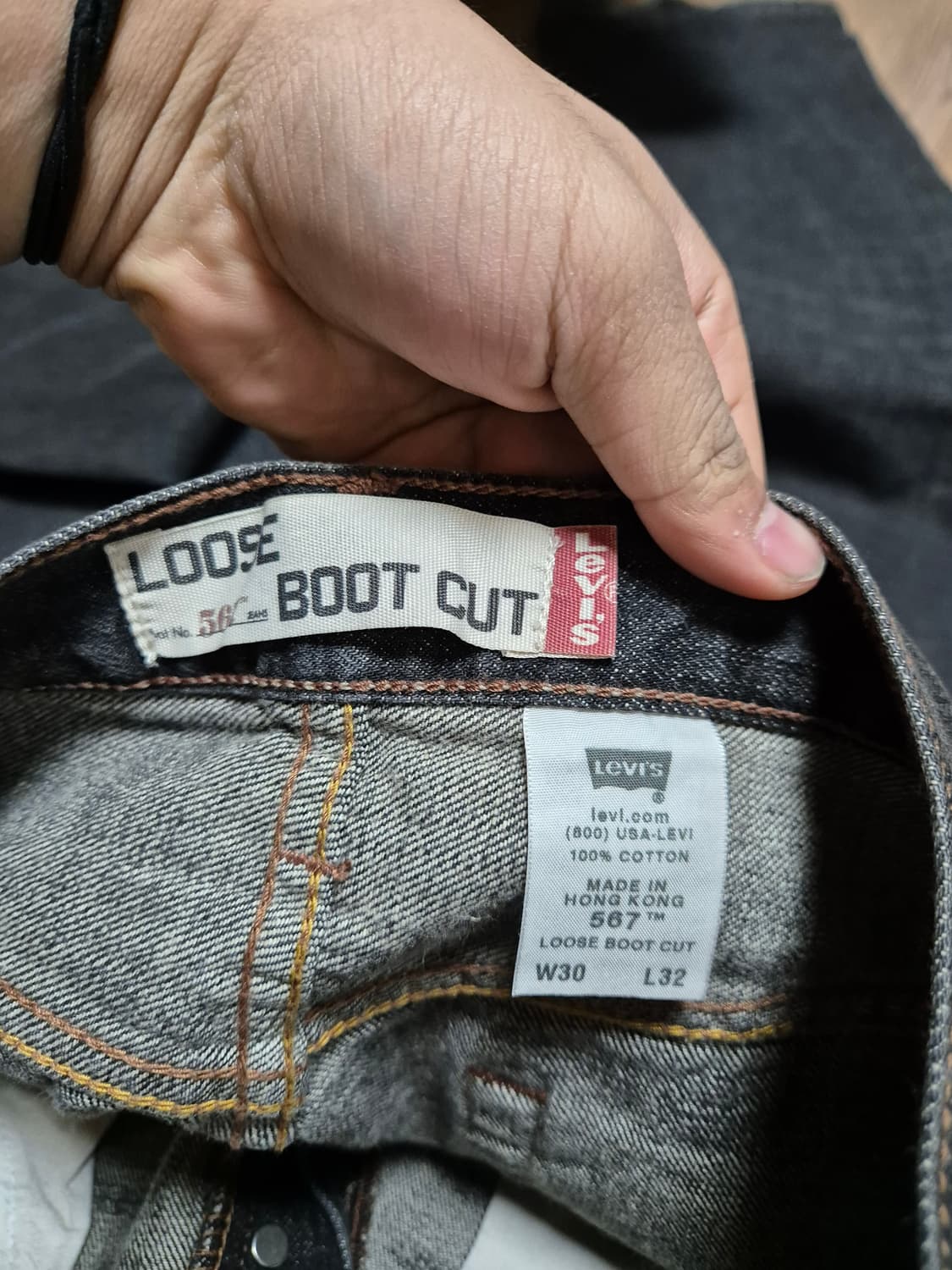 리바이스 567 부츠컷 30×32 상품이미지4