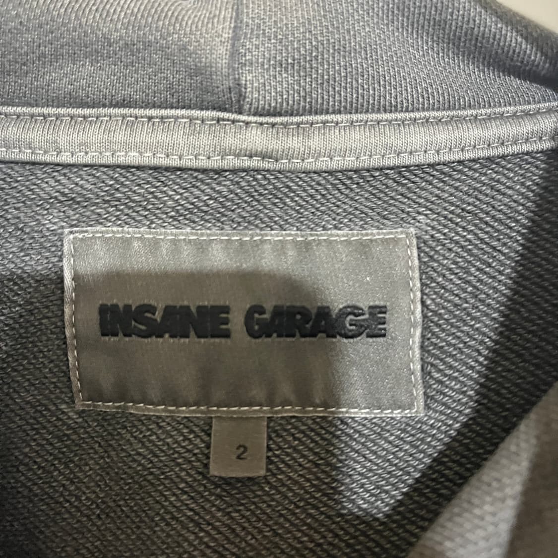 (2사이즈 105~110) 인세인개러지 플레임 피그먼트 후드티셔츠 상품이미지5