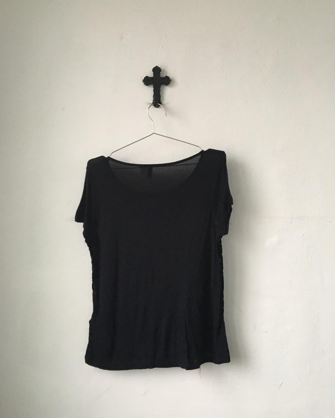 velvet leopard pattern layer t shrit 상품이미지2