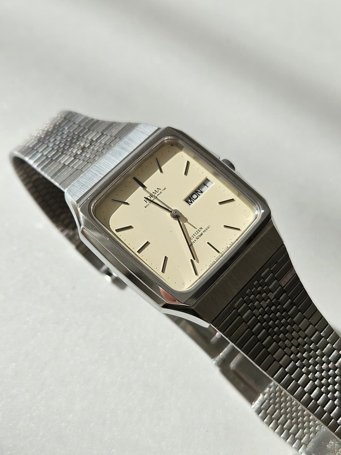 시티즌 포르마 사각 빈티지 메탈 시계 상품이미지1