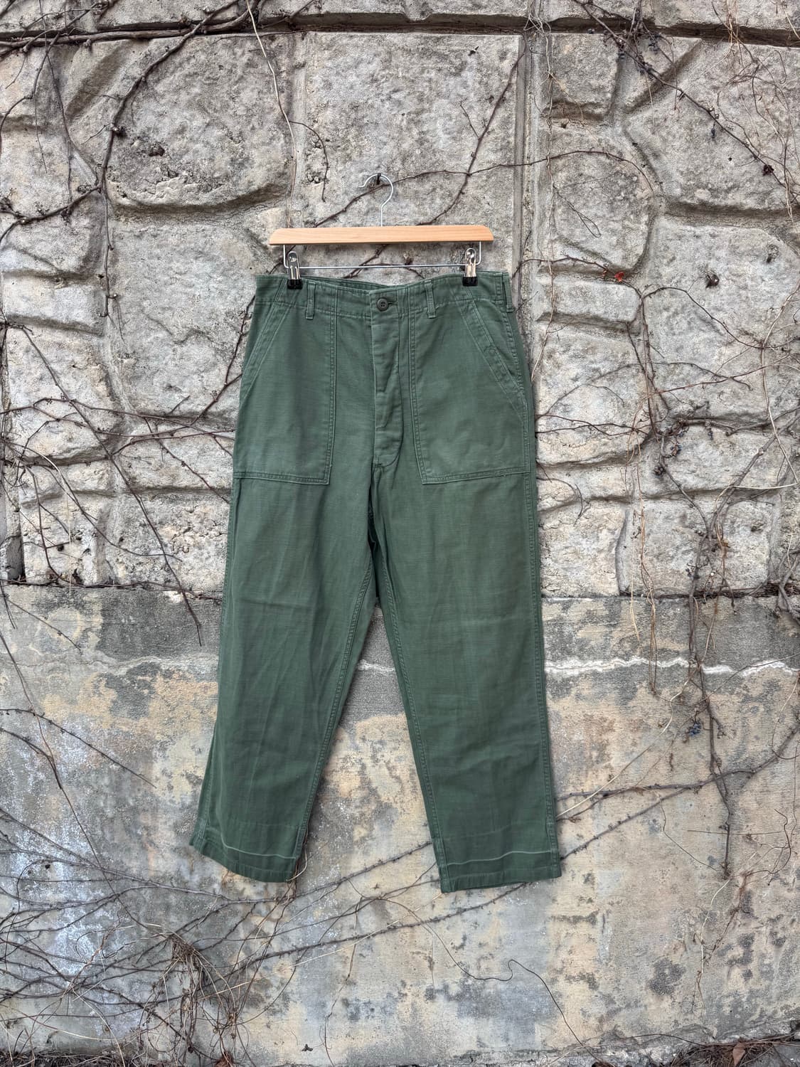 70s 미군 오리지널 og-107 퍼티그 팬츠 상품이미지1