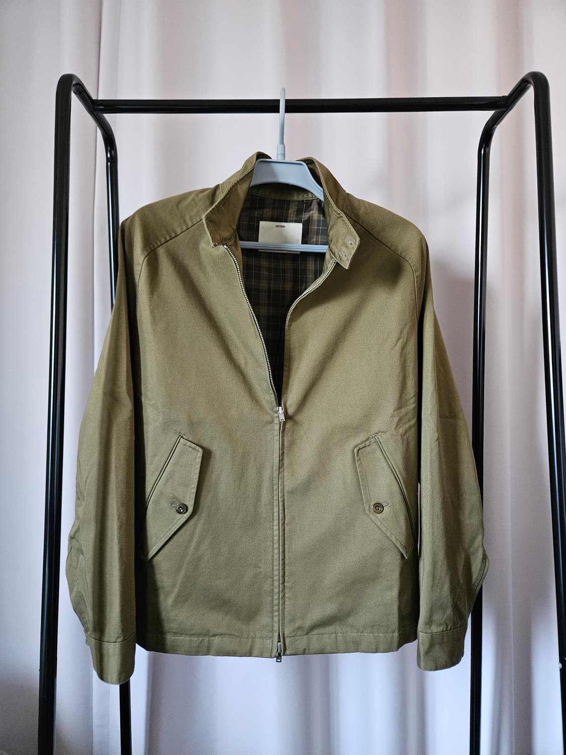 포터리 해링턴자켓 올리브 2 상품이미지3