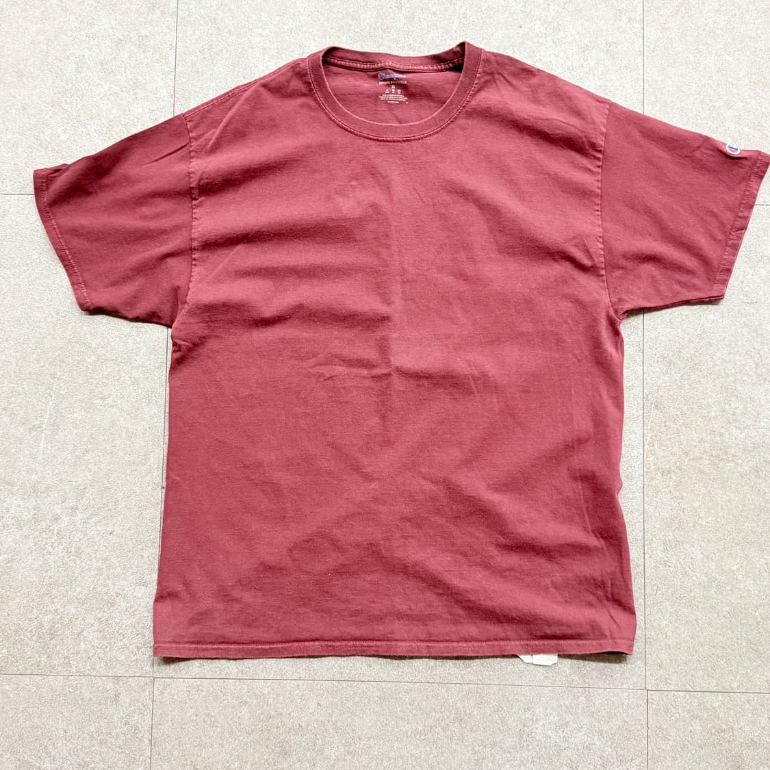 챔피온 반팔 티셔츠(와인)XL  상품이미지3