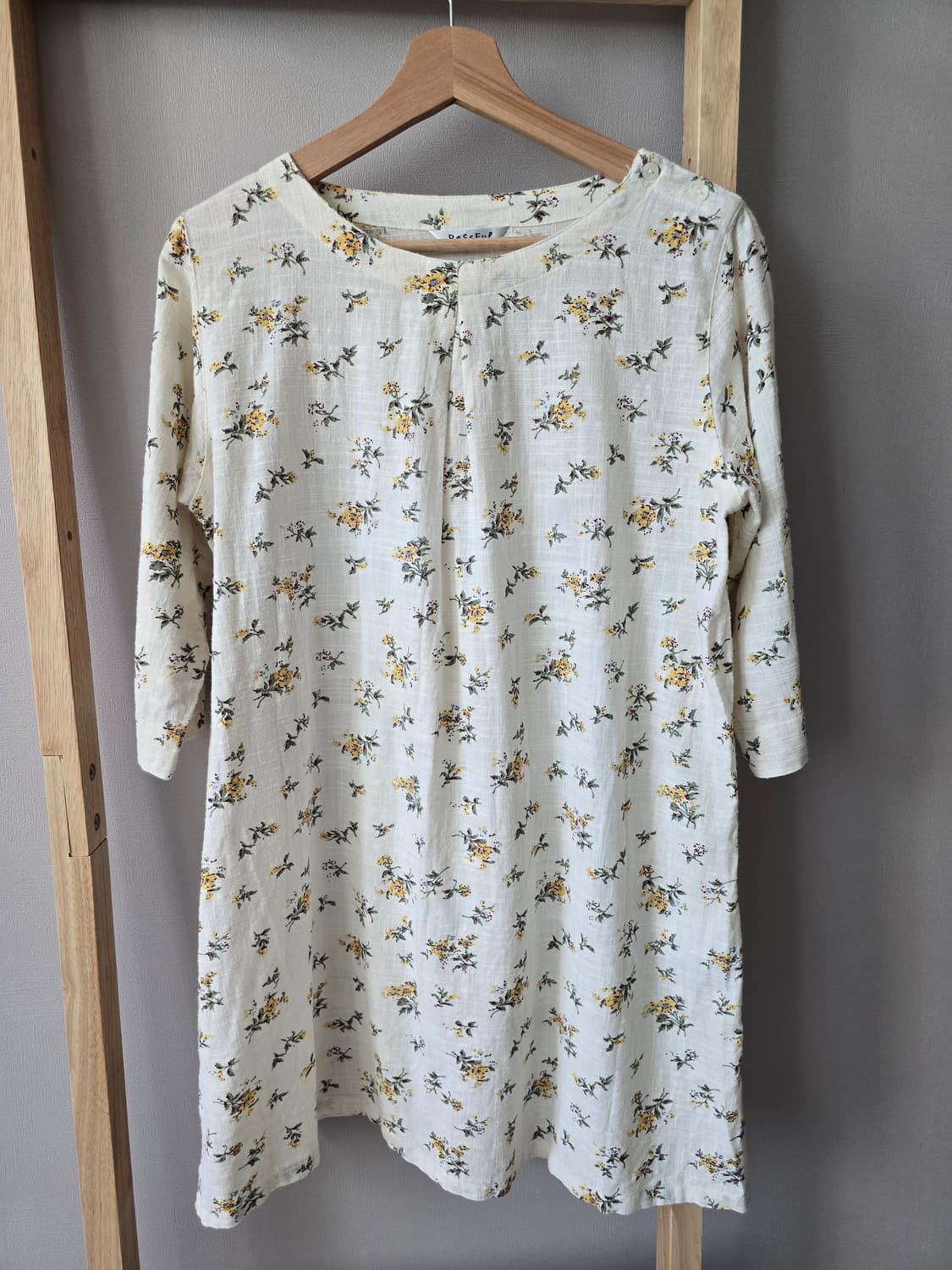 모리걸 플라워 코튼 튜닉 원피스 상품이미지1