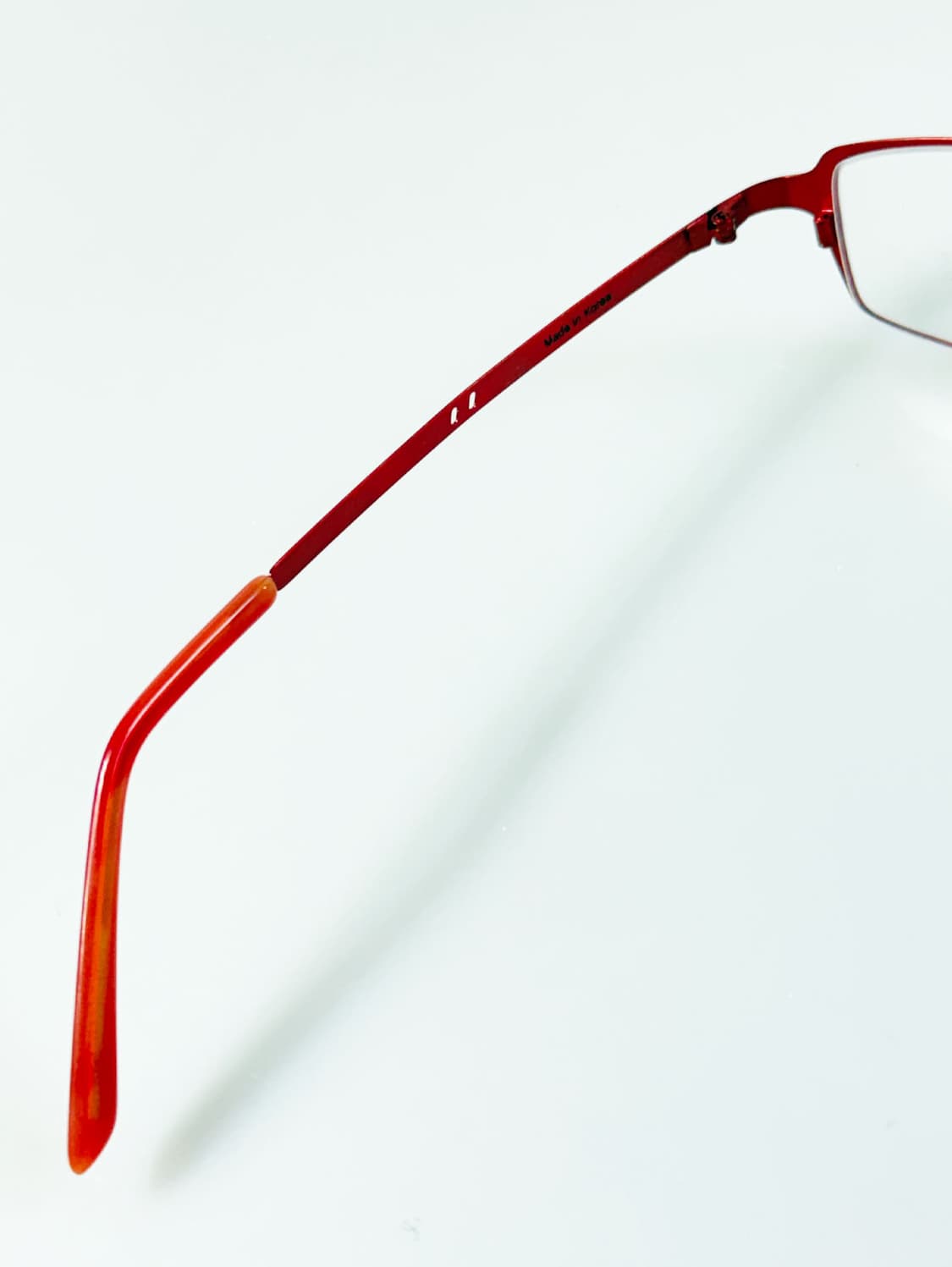 CHINOOK 레드 메탈 슬림 스퀘어 빈티지 안경 상품이미지7