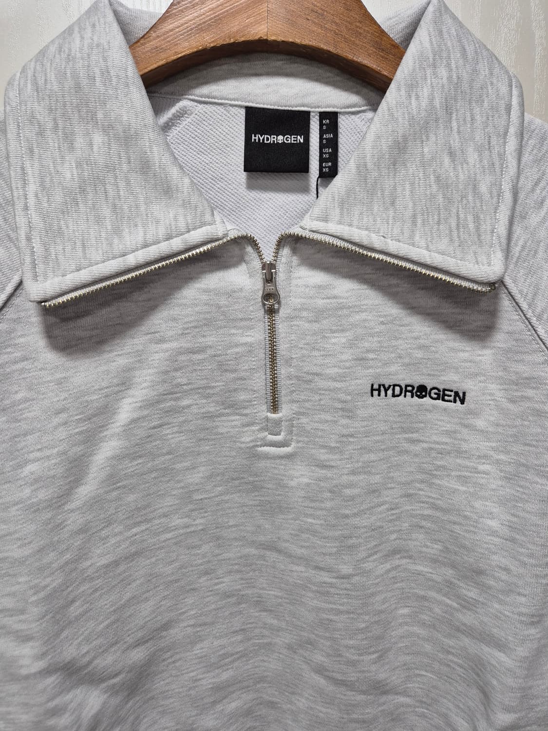 (세일)(새상품)하이드로겐 집업 맨투맨 그레이 상품이미지4