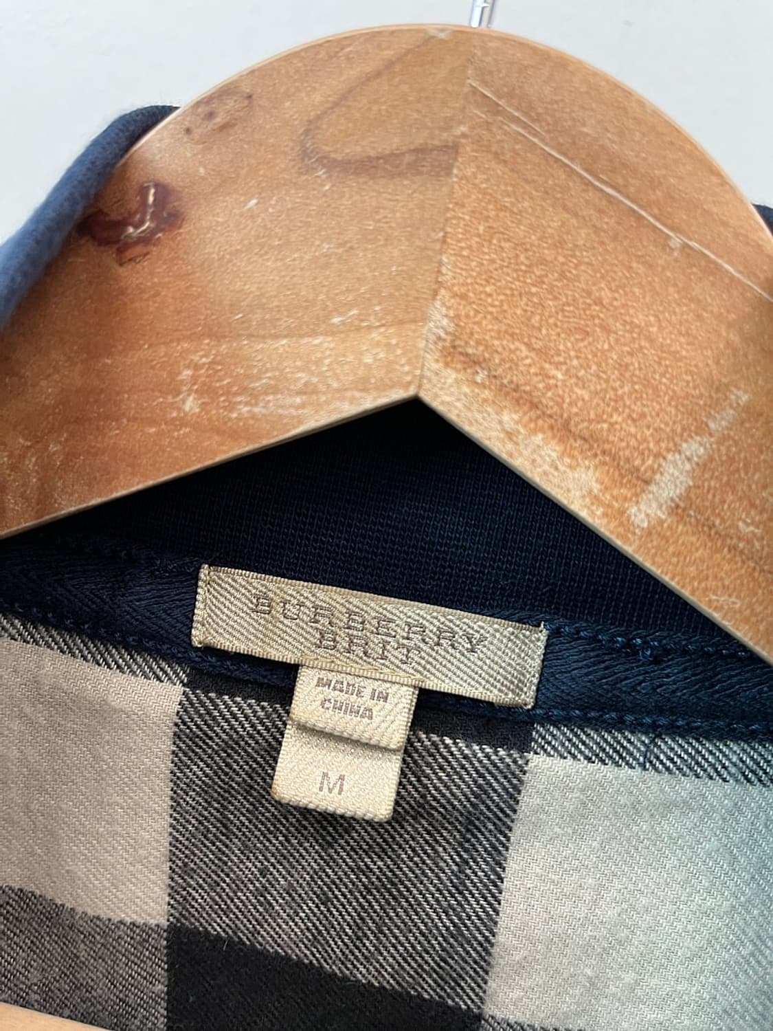 100-105) 버버리 져지 코튼집업  상품이미지2