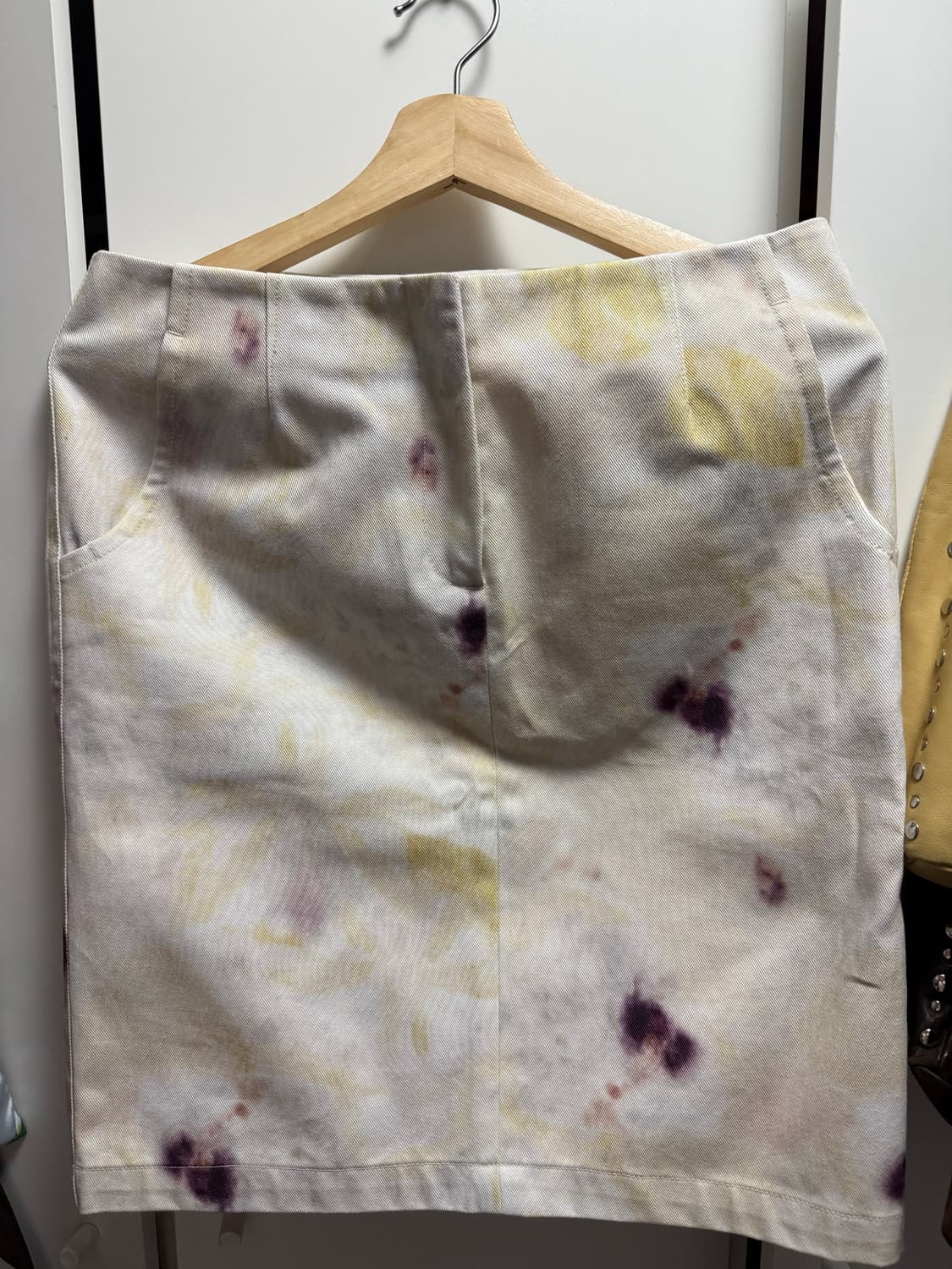 티크 코튼 데님 스커트 상품이미지5