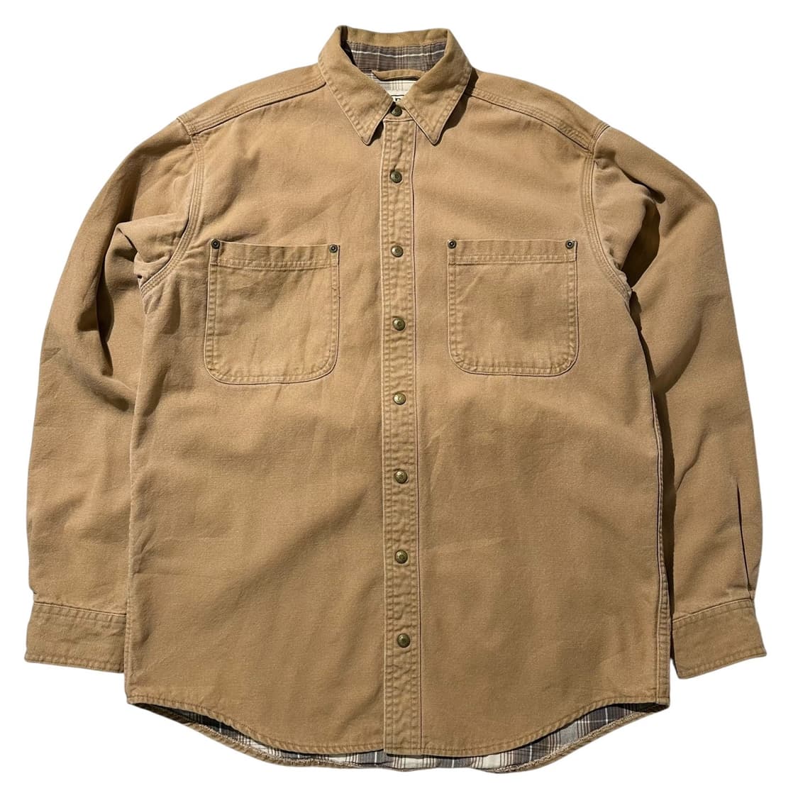 엘엘빈 덕 캔버스 체크 라이닝 워크 셔츠 상품이미지2