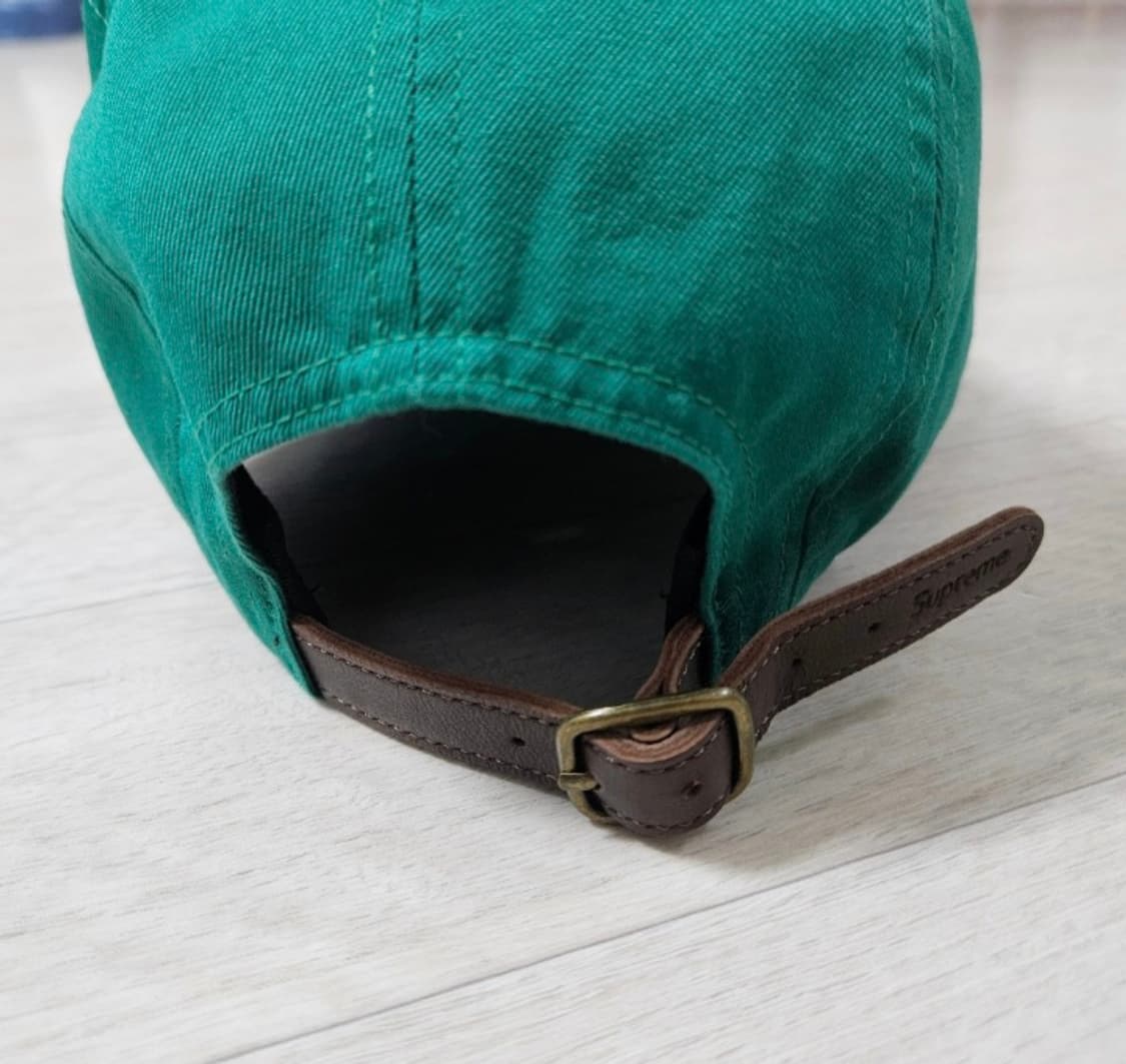 슈프림 캠프캡 박스로고 그린 상품이미지3