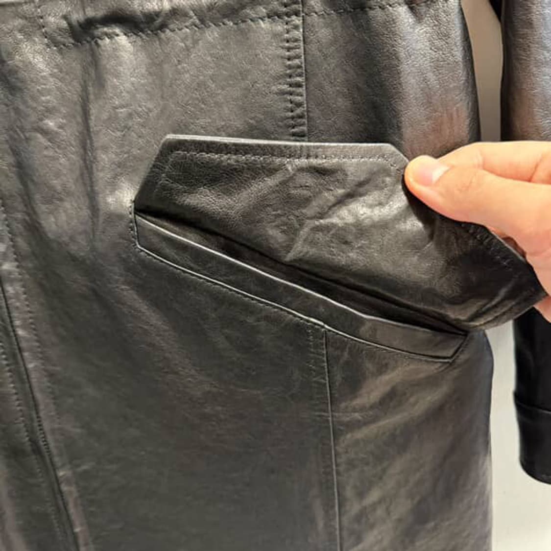 램스킨 가죽자켓 상품이미지4