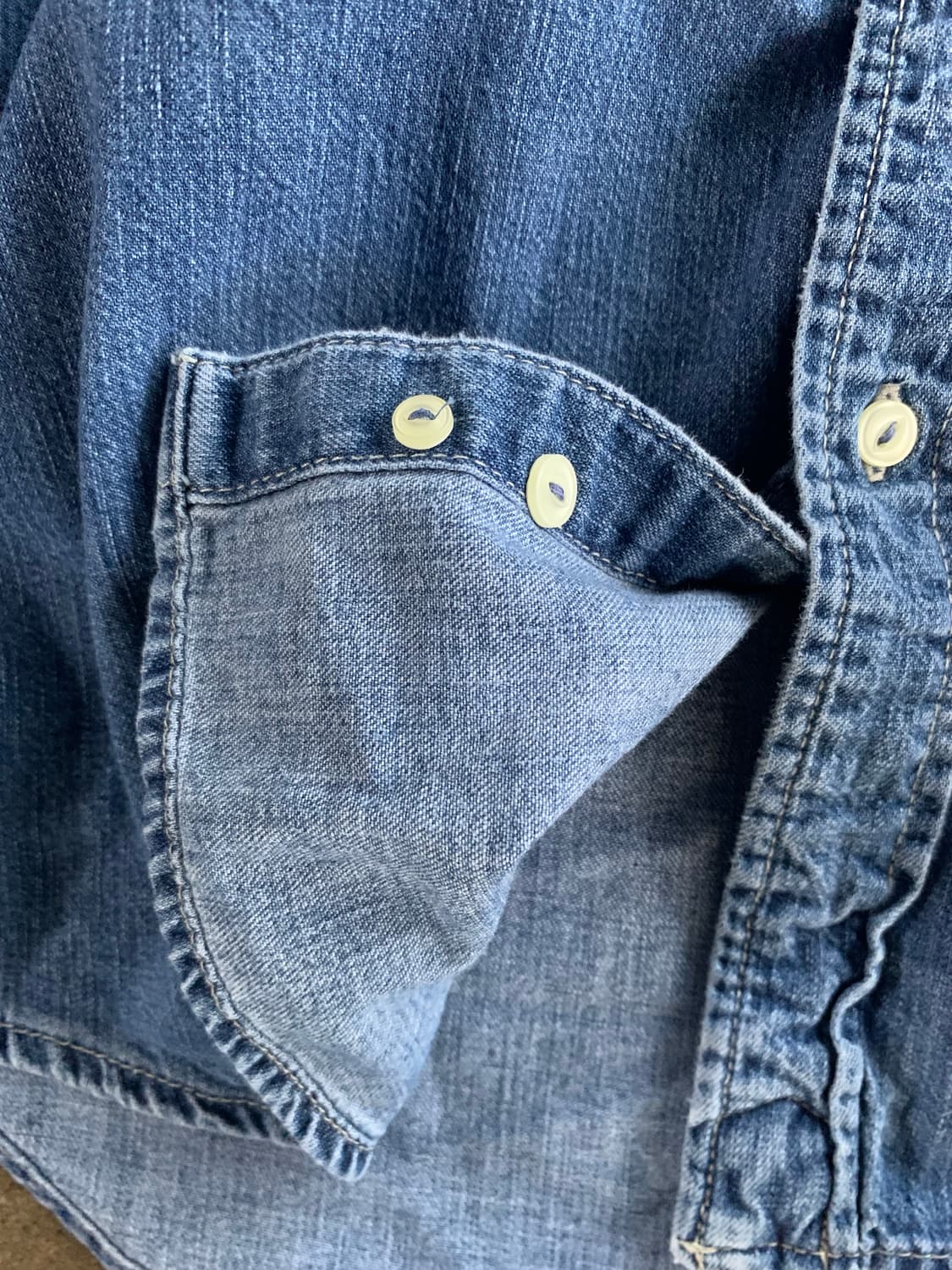 올드 갭 데님 워크 셔츠 상품이미지6