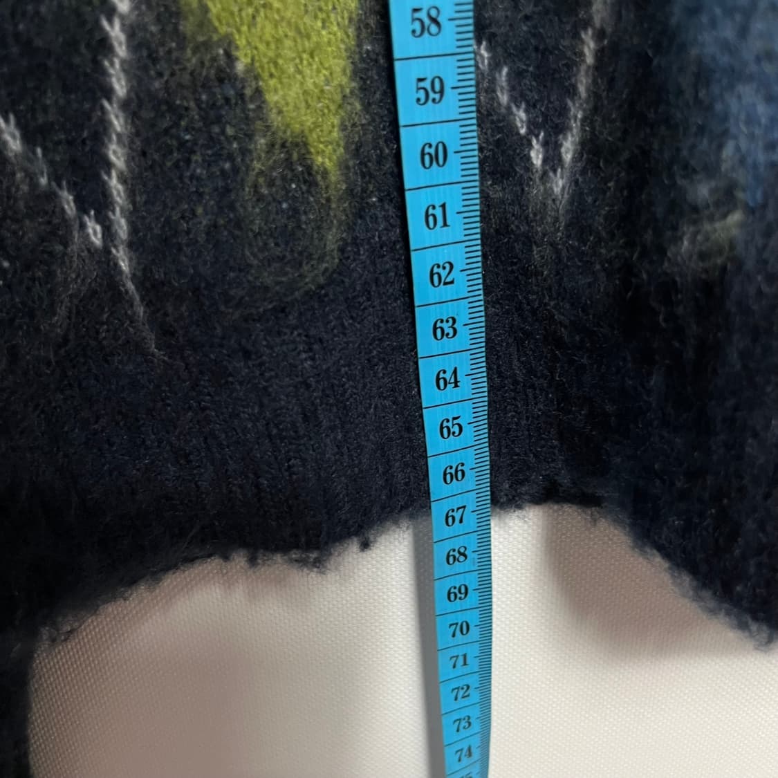 디스이즈네버댓 아가일 패턴 가디건 m 상품이미지5