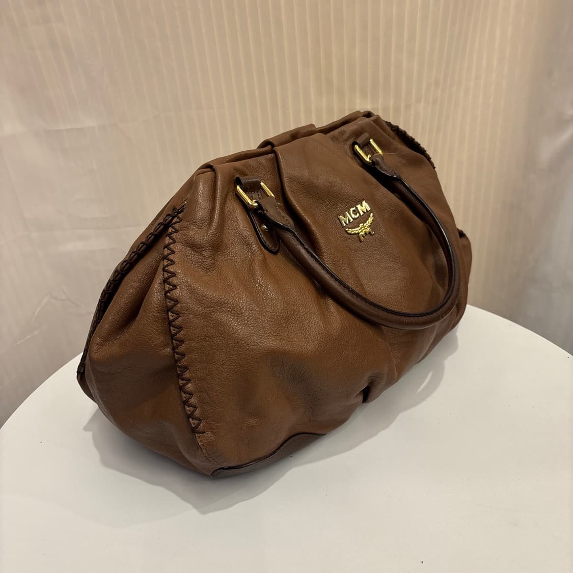 정품 MCM 가죽 토트백     상품이미지2