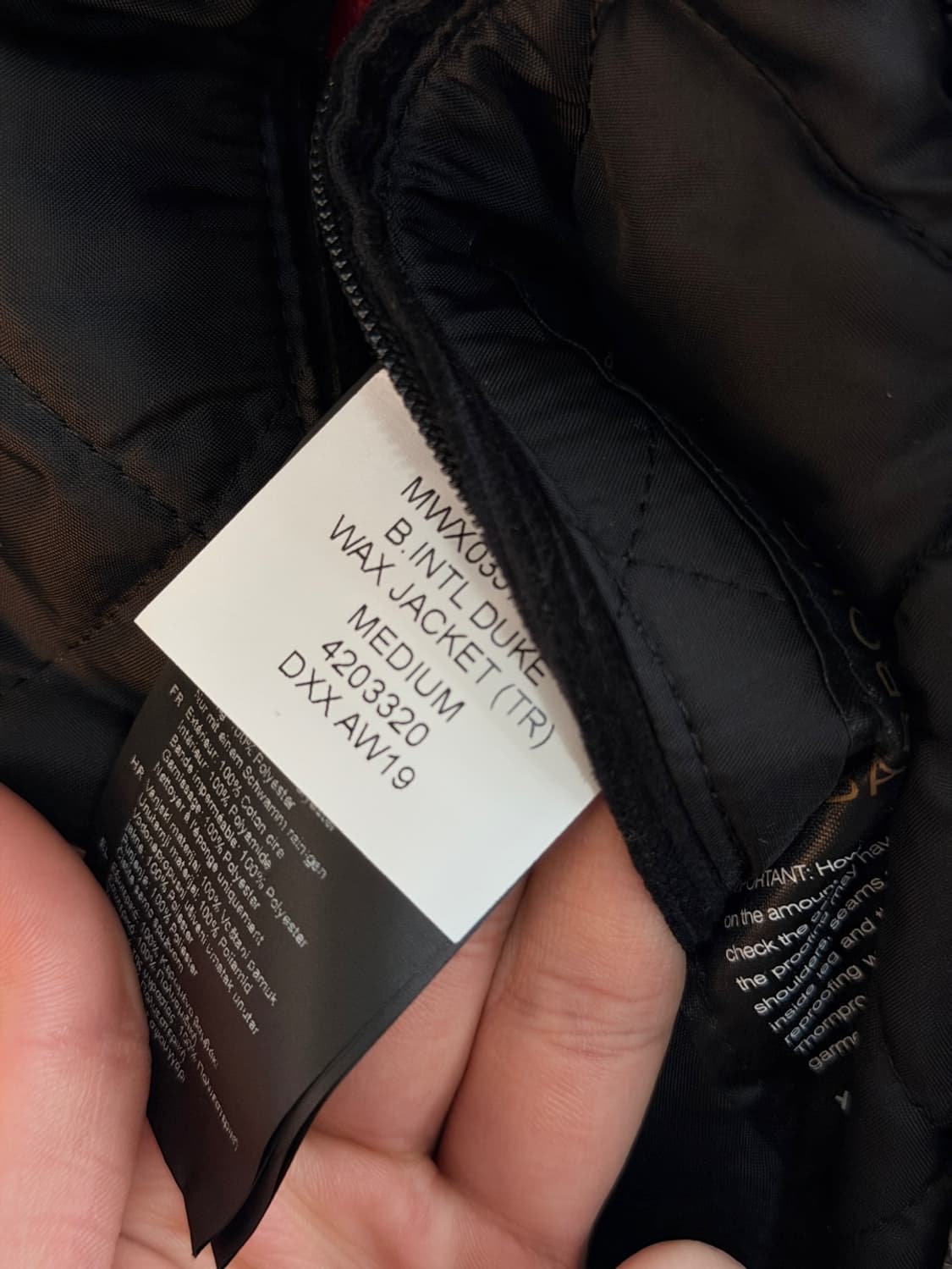 바버 인터내셔널 듀크 왁스 자켓  상품이미지7