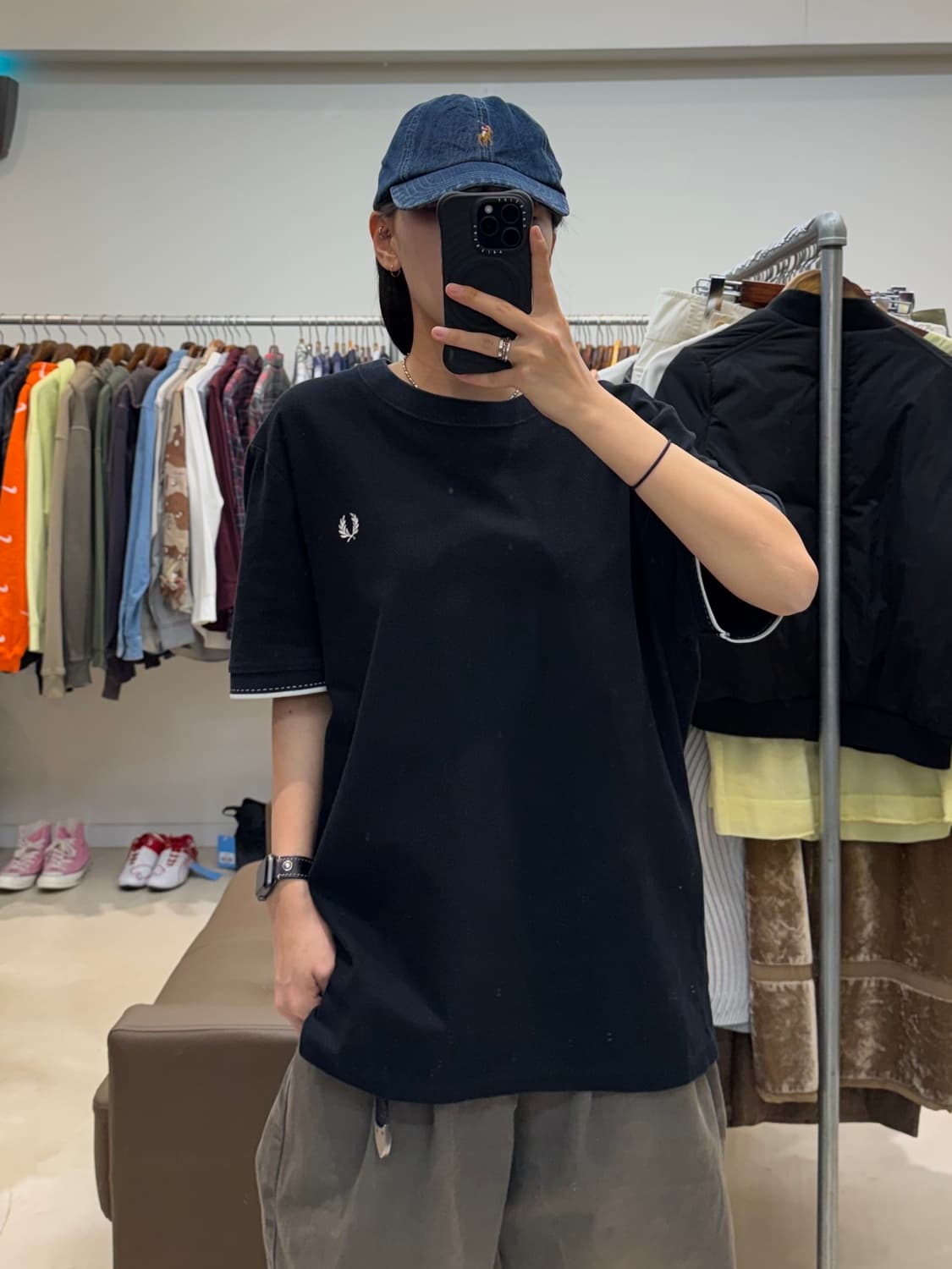 프레드페리 M1588 트윈 팁 티셔츠 상품이미지7