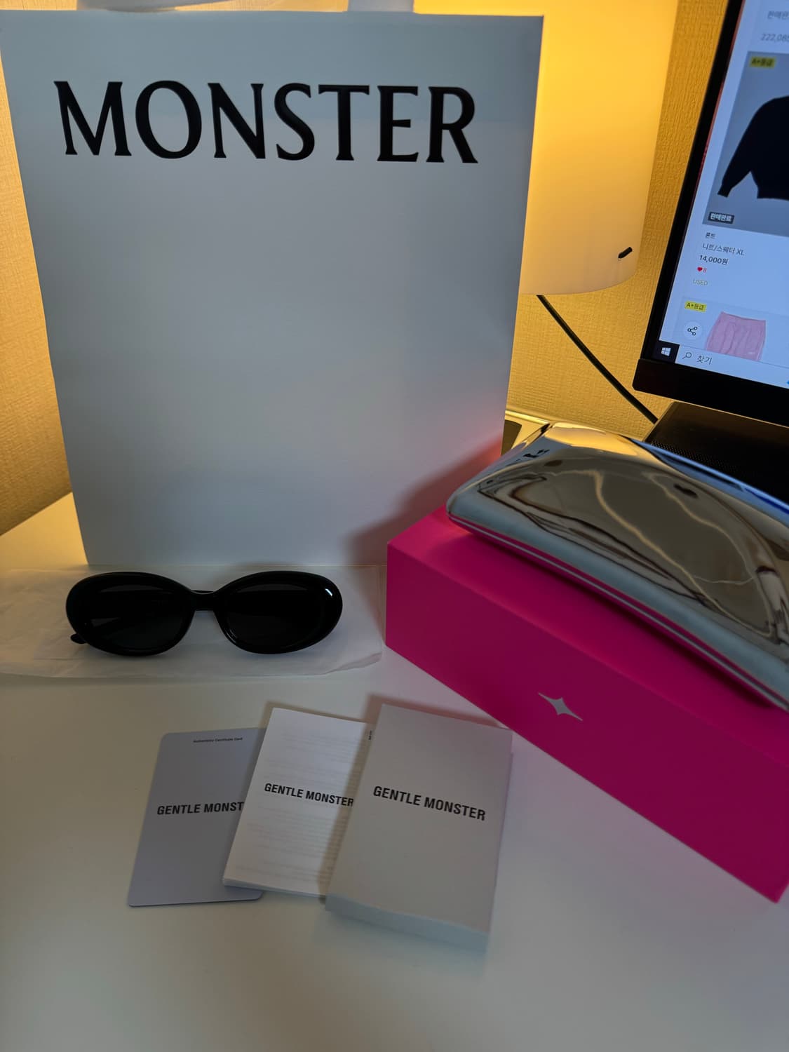 [OS] 젠틀몬스터 이브 EVE 선글라스 블랙 상품이미지1