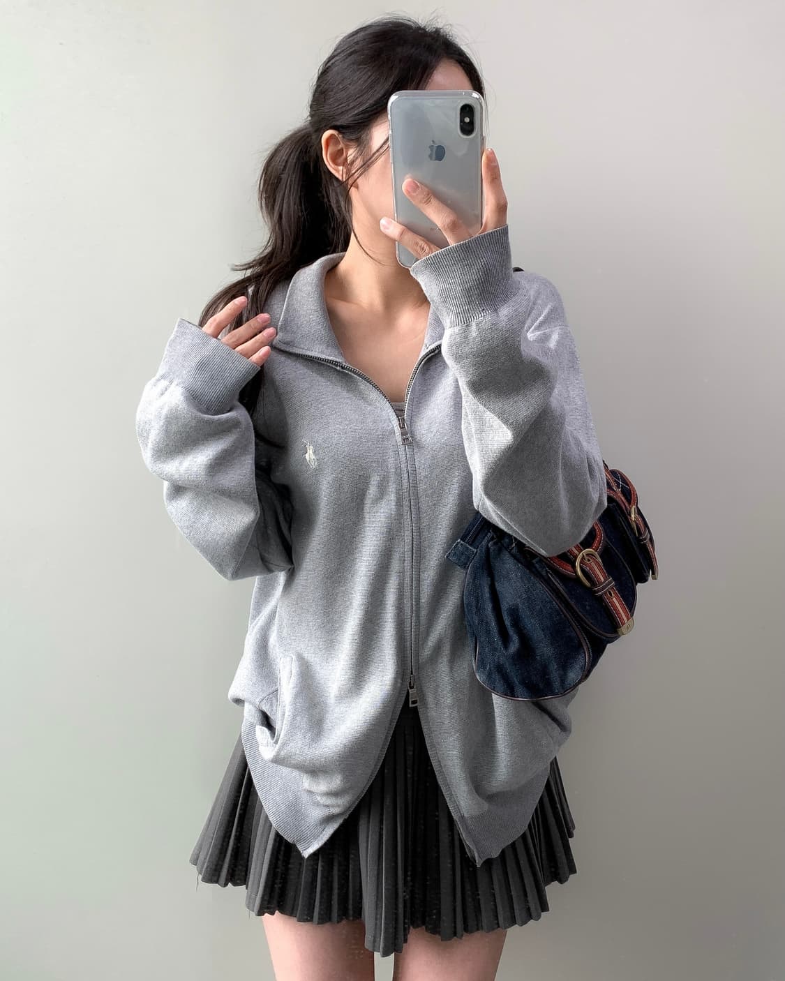 폴로 니트 집업 상품이미지2