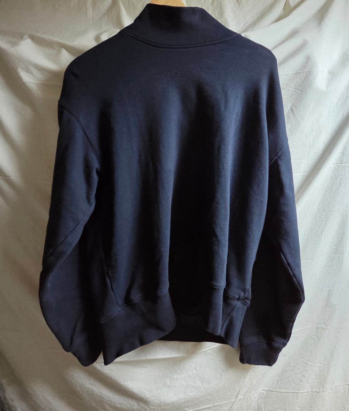도큐먼트 네이비 하이넥 맨투맨 스웻셔츠 L(100~105) 상품이미지2