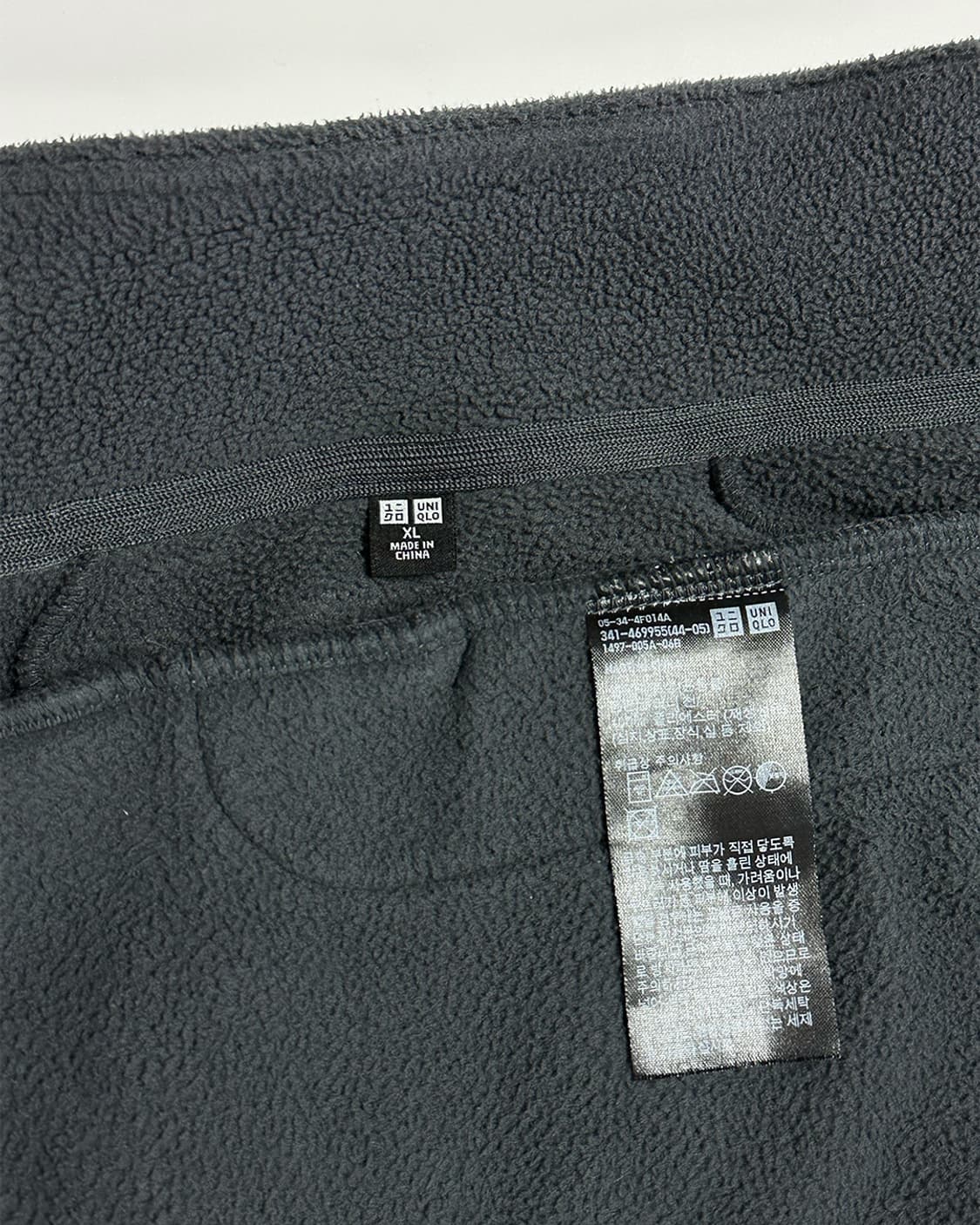 유니클로 후리스 차콜 상품이미지3