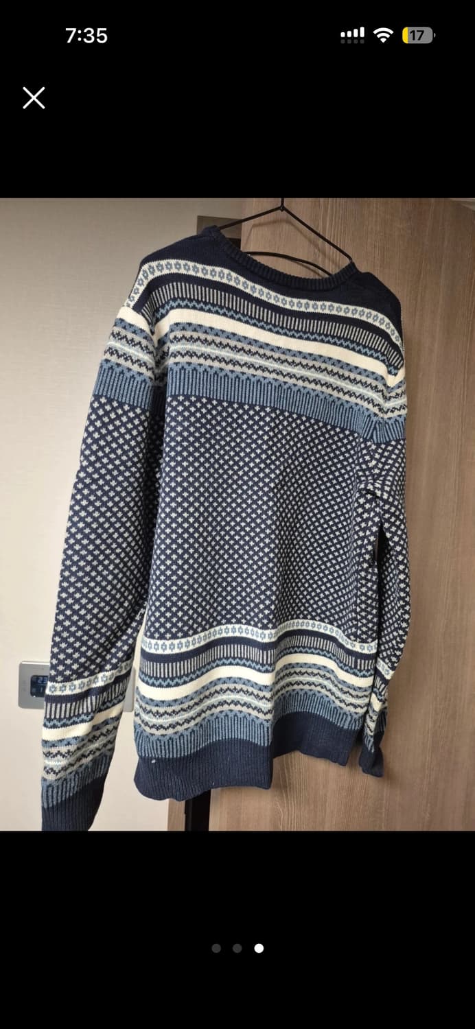 리바이스 페어아일 패턴 울니트 s08191 상품이미지2