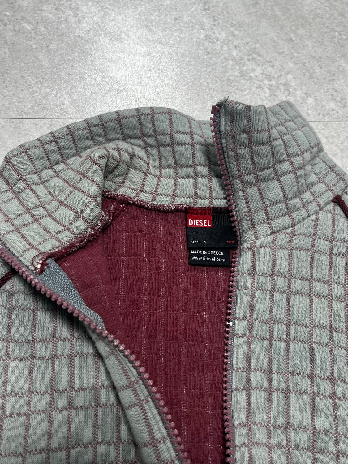 디젤 빈티지 코튼 반집업 상품이미지3