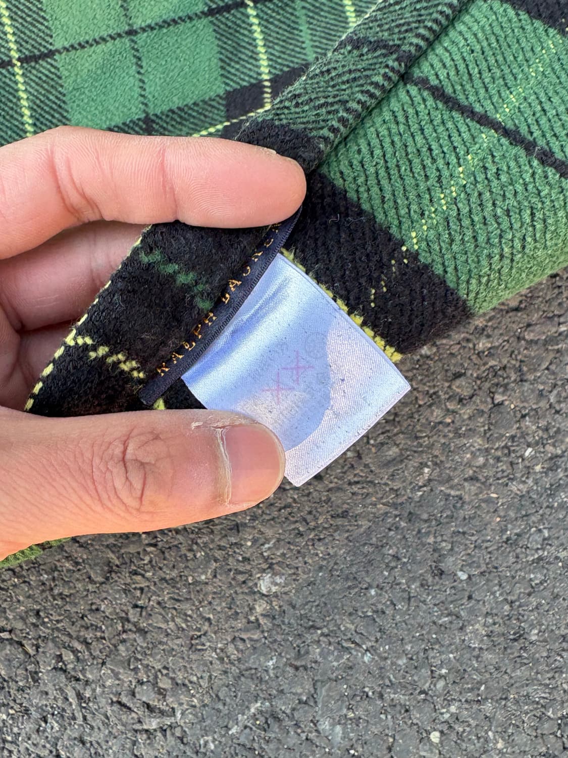 Vintage Ralph lauren 타탄 블랭킷 상품이미지4