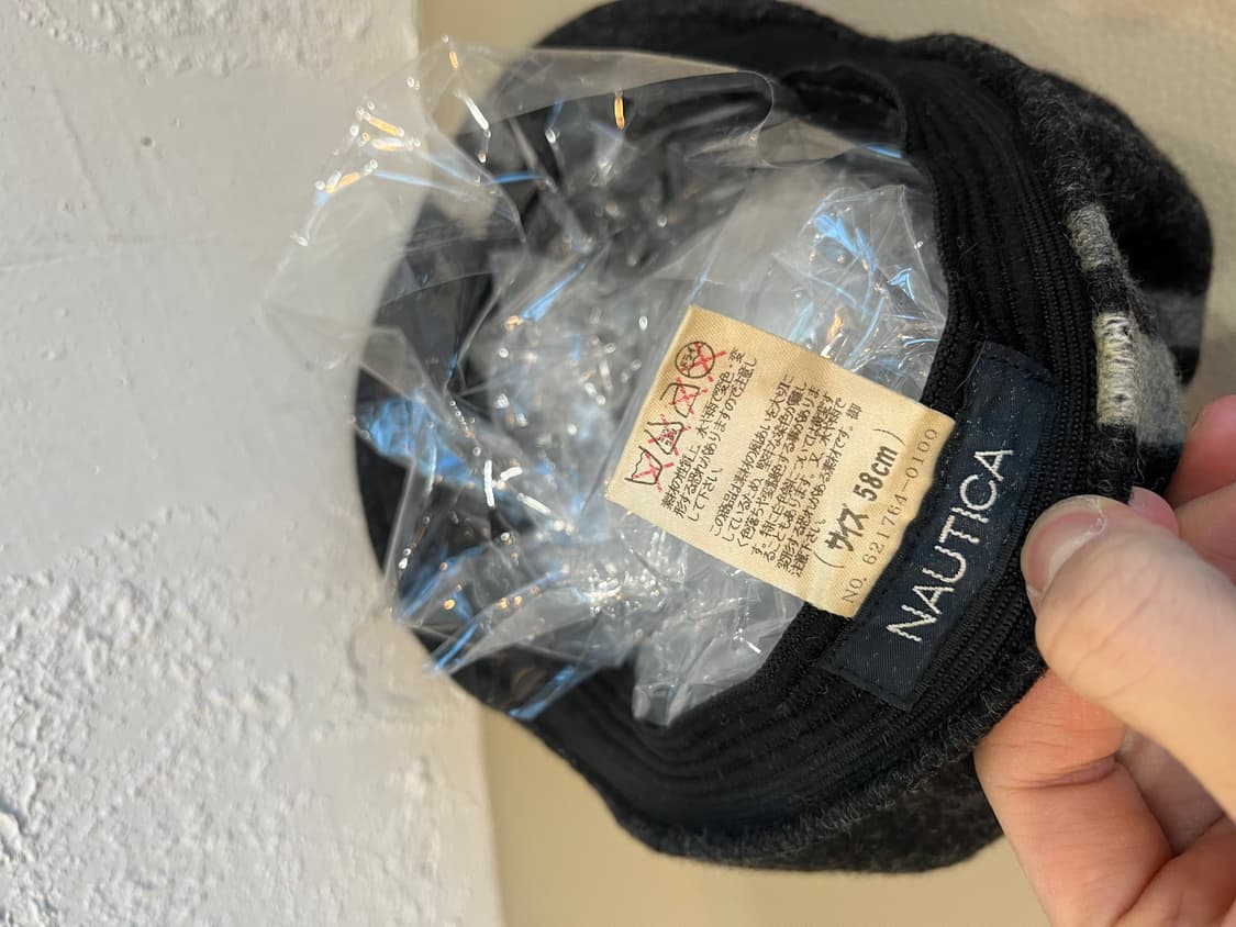 노티카 재팬 퓨어울 헌팅캡 모자 Made in JAPAN 상품이미지5