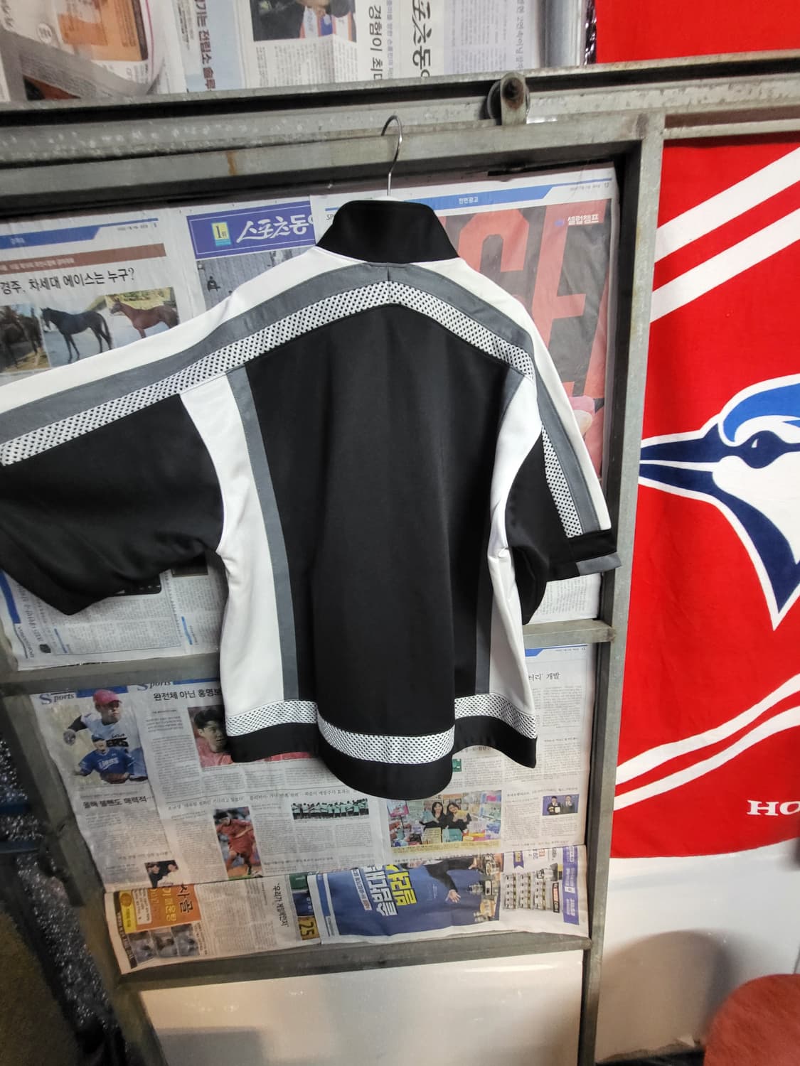 챔피언(champion) 반팔 집업 자켓 상품이미지3