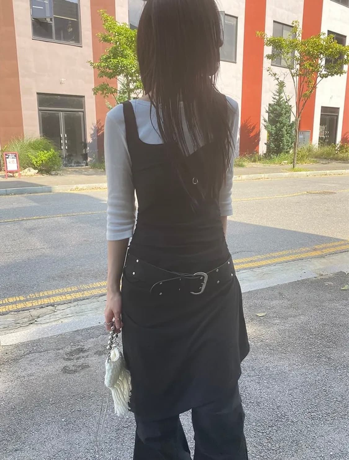 새상품) 더니로 언발 셔링 원피스 상품이미지2
