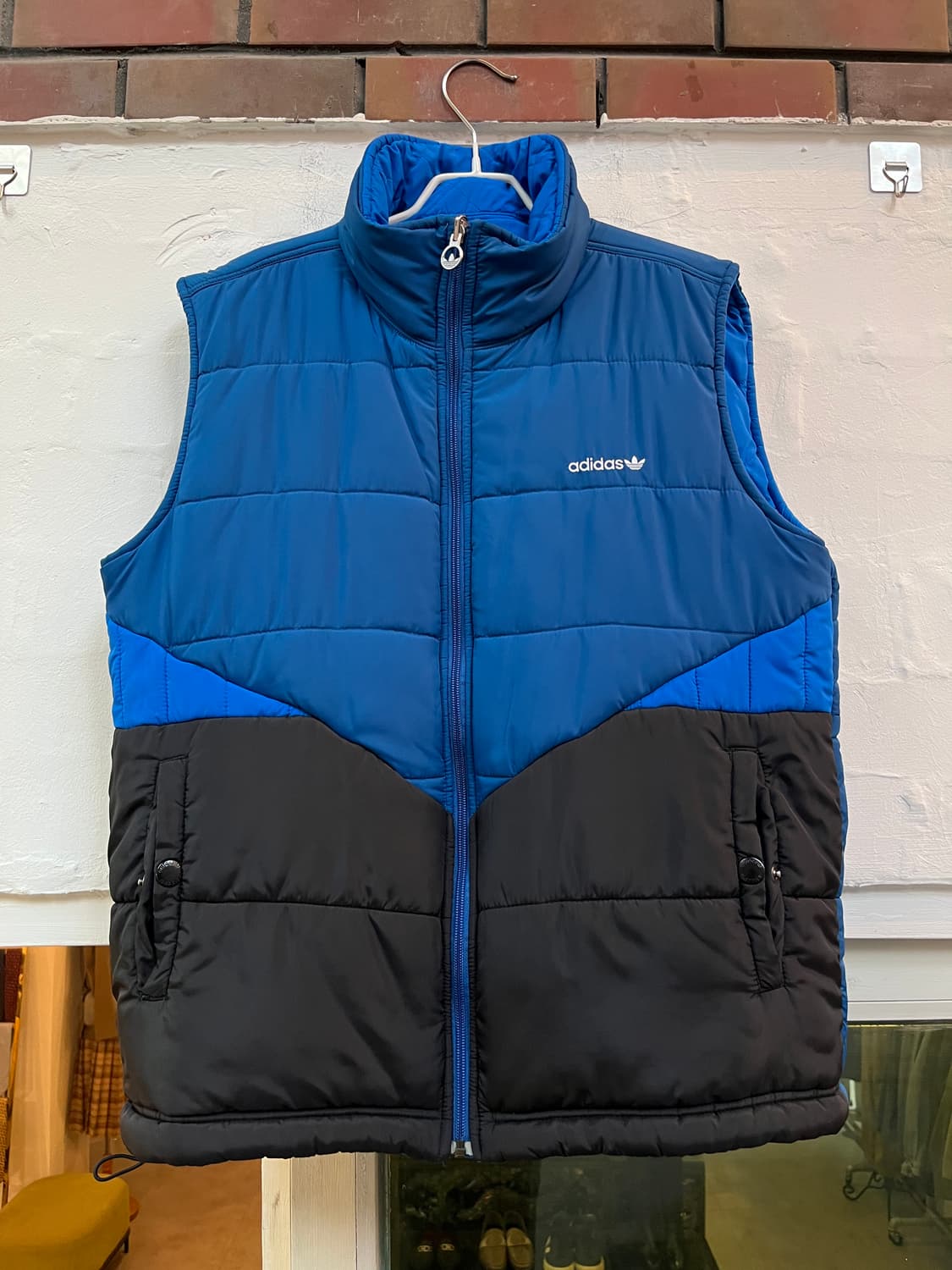 Adidas 리버시블 블루 조끼 패딩 베스트 3XL 상품이미지7