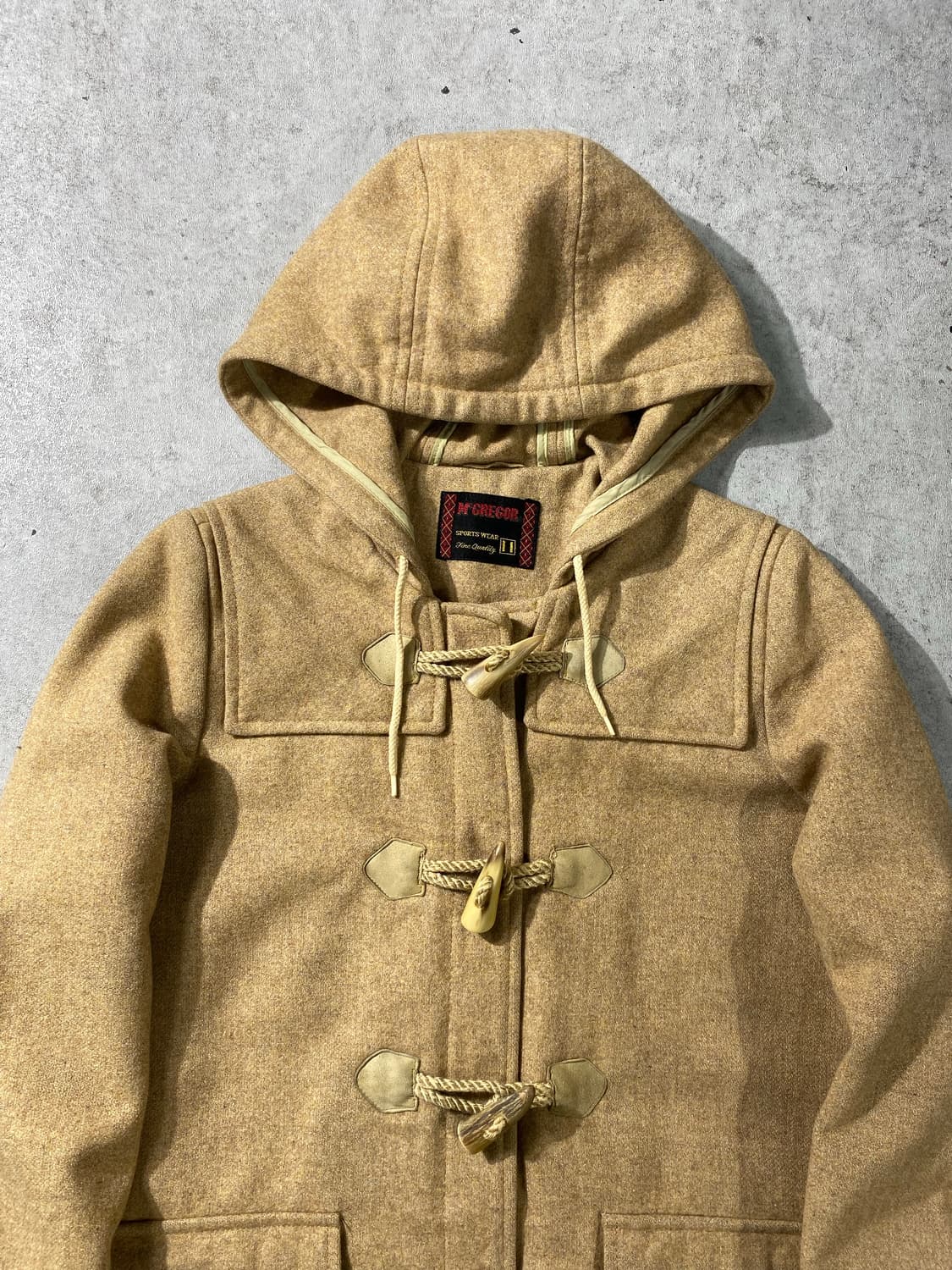 [S-M] 90s Mcgregor 맥그리거 빈티지 울 더플코트 상품이미지2