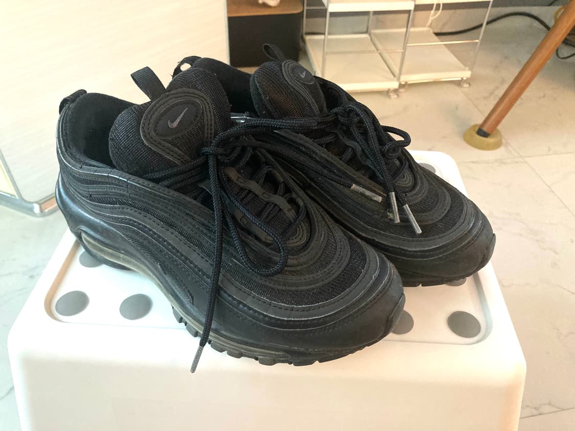 나이키 에어맥스97 트리플 블랙 다크 그레이 240-245 상품이미지1