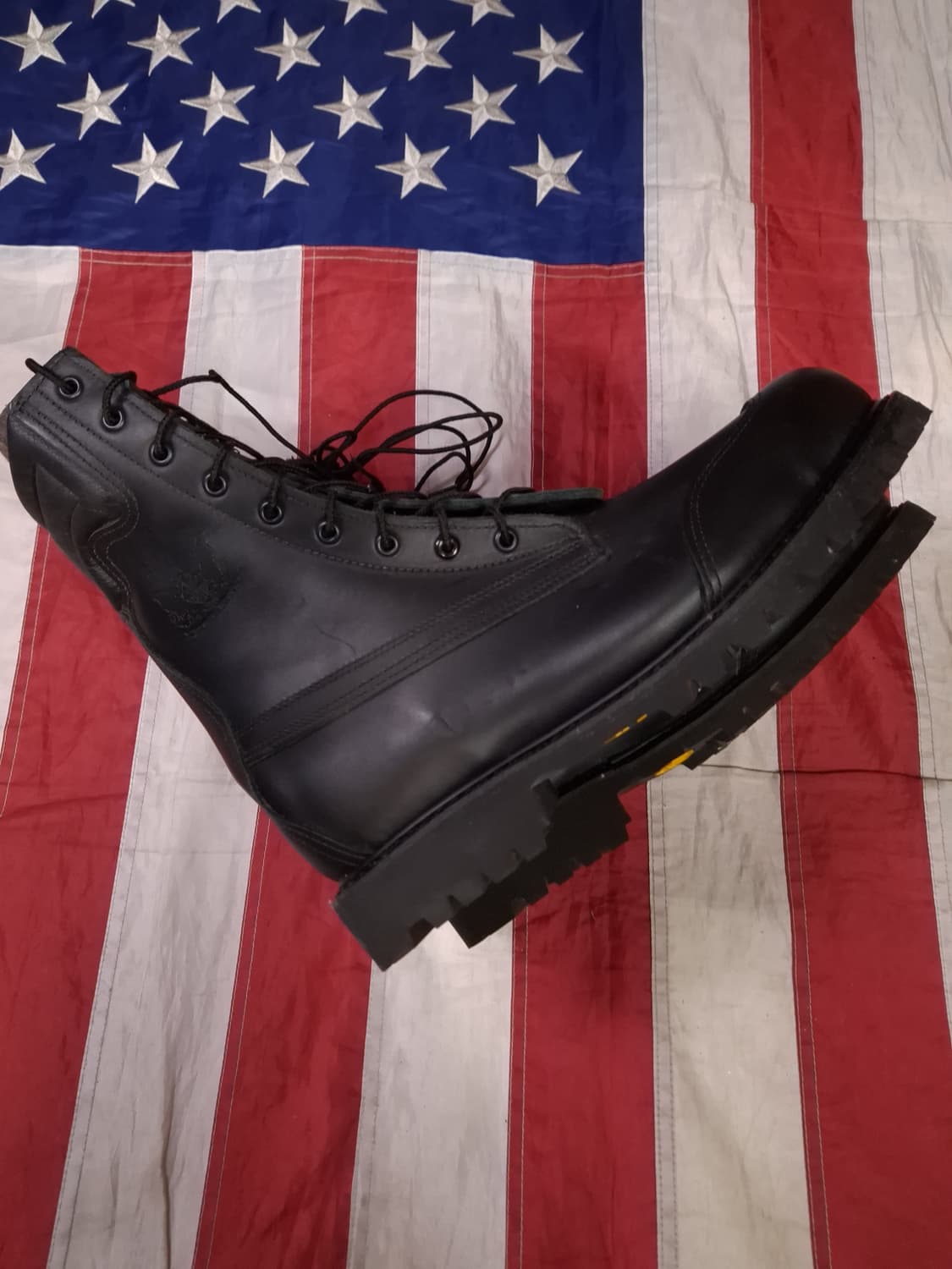 새제품 오리지날 올아메리칸 MFG  미공군/소방관 파이어 스틸토 부츠 상품이미지4
