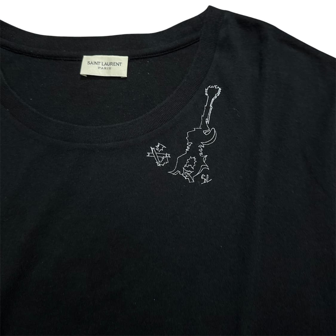 Saint laurent guitar motif t shirts 상품이미지2