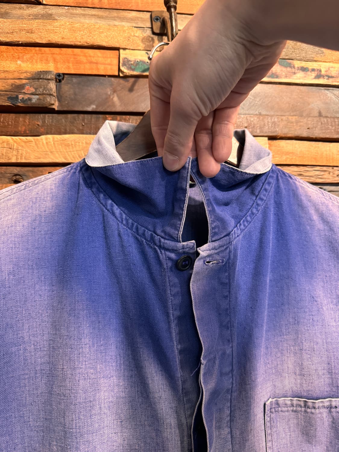 vintage faded french work jacket 상품이미지8