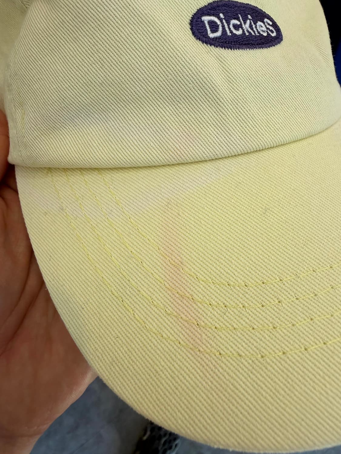 Dickies Pastel Yellow Logo Cap 상품이미지7