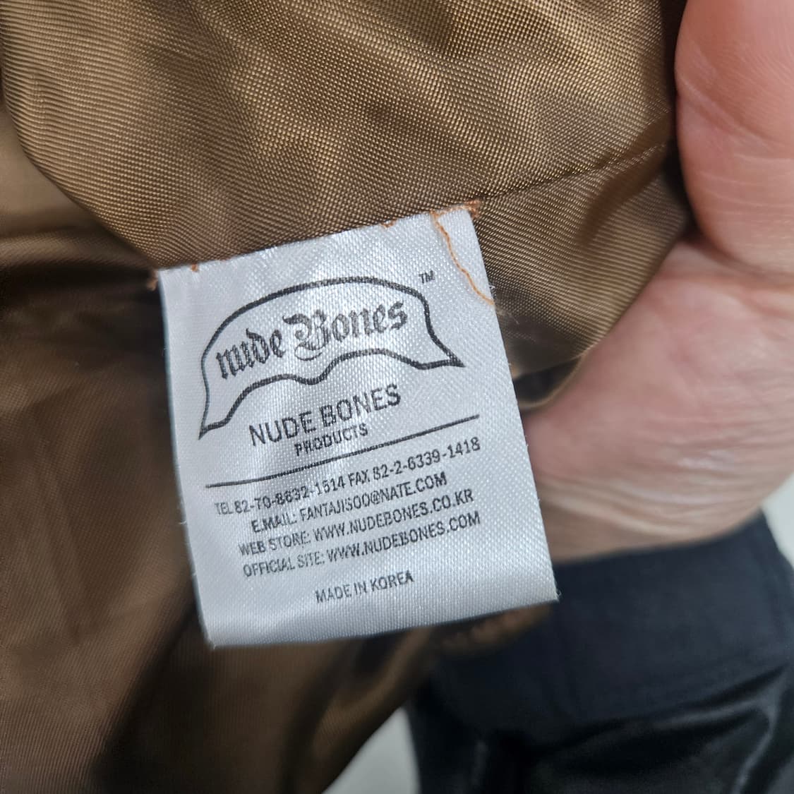 누드본즈 레오파드 패딩 베스트 M 상품이미지7